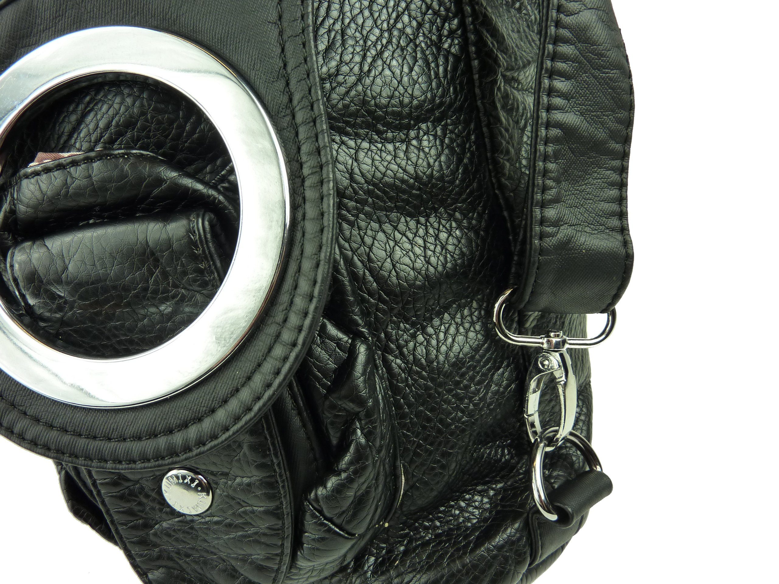 oder Schultertasche als W6802 schwarz Schulterriemen, Rucksack, verstellbarer Tasche tragbar Rucksack Taschen4life Rucksacktasche Multifunktionstasche, oder Schultertasche
