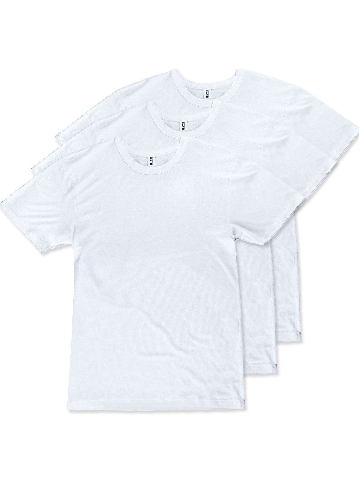 Unterziehshirt 3er Pack Herren Shirt 1/2 Arm MicroModal