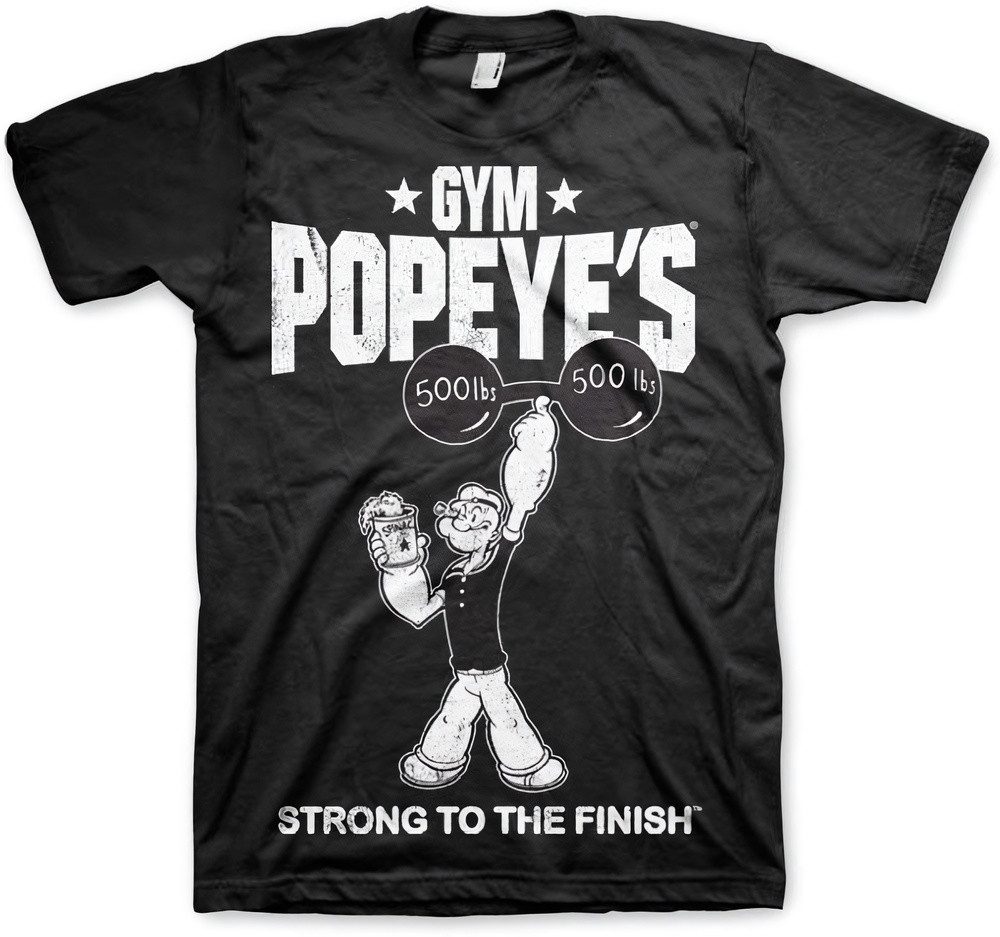 Popeye T-Shirt Strong To The Finish Big Tall T-Shirt