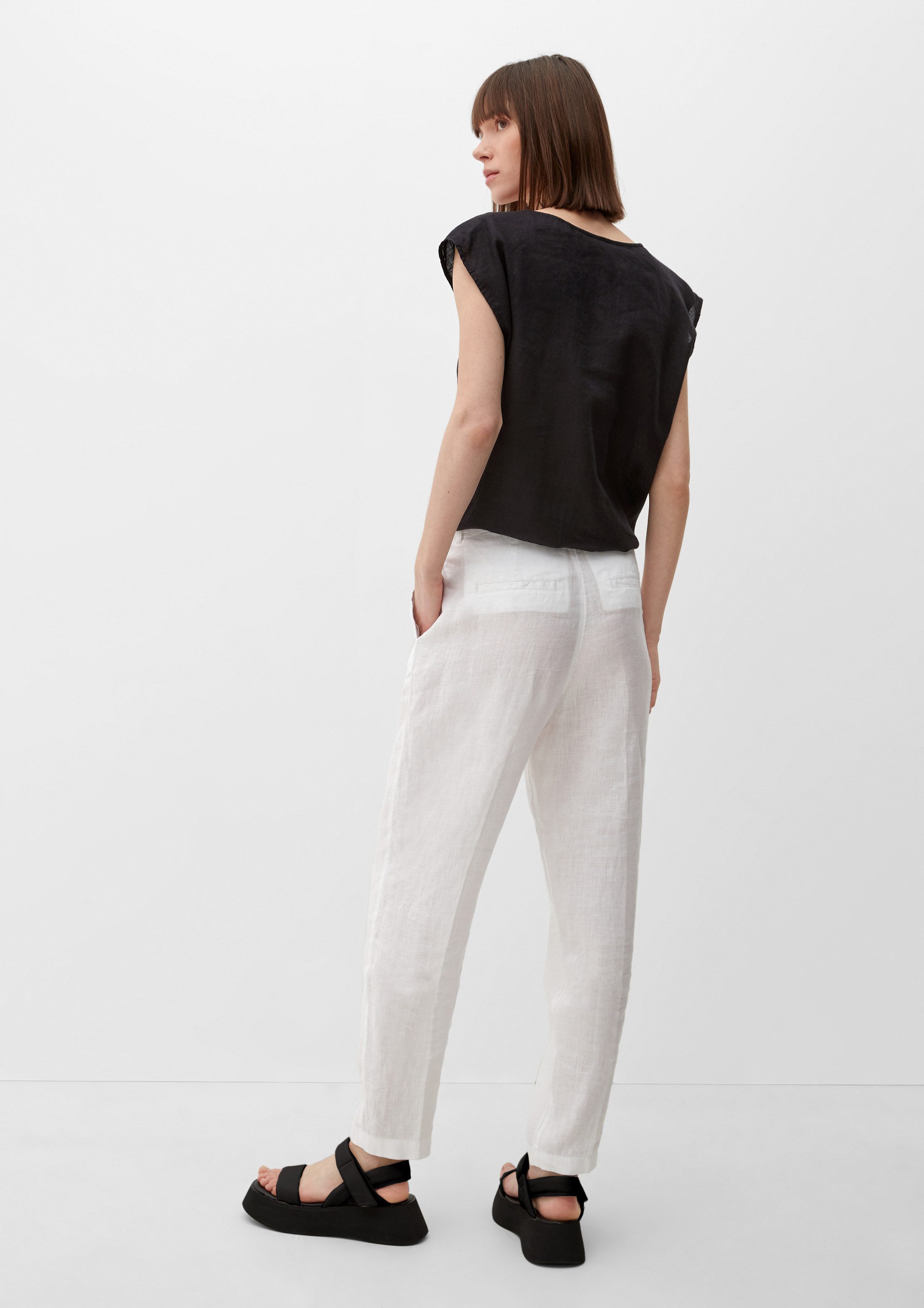 s.Oliver Blusentop Bluse Bluse mit Knoten-Detail