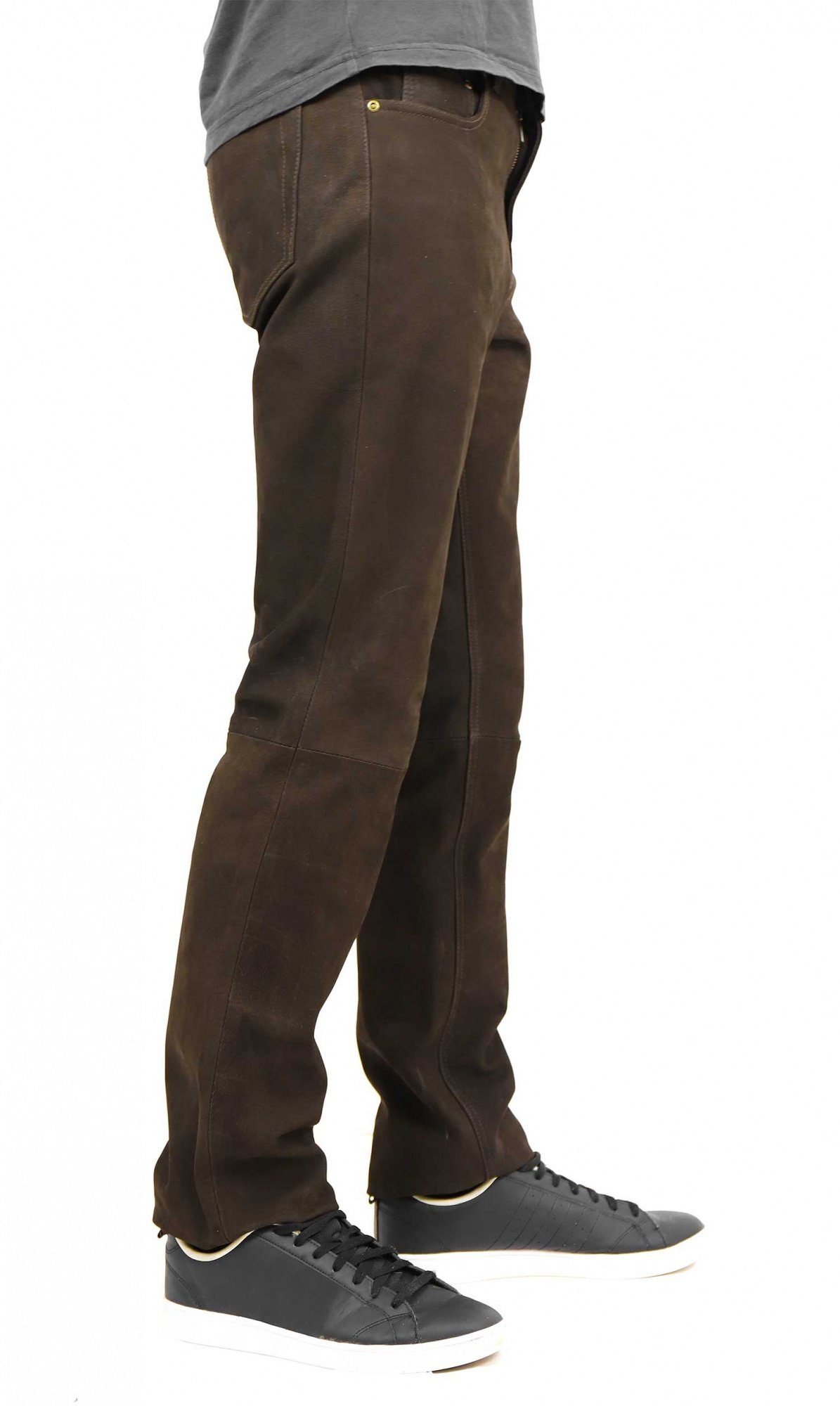 Maddox Lederhose MADDOX - Herren Lederhose Lammnubuk braun günstig online kaufen