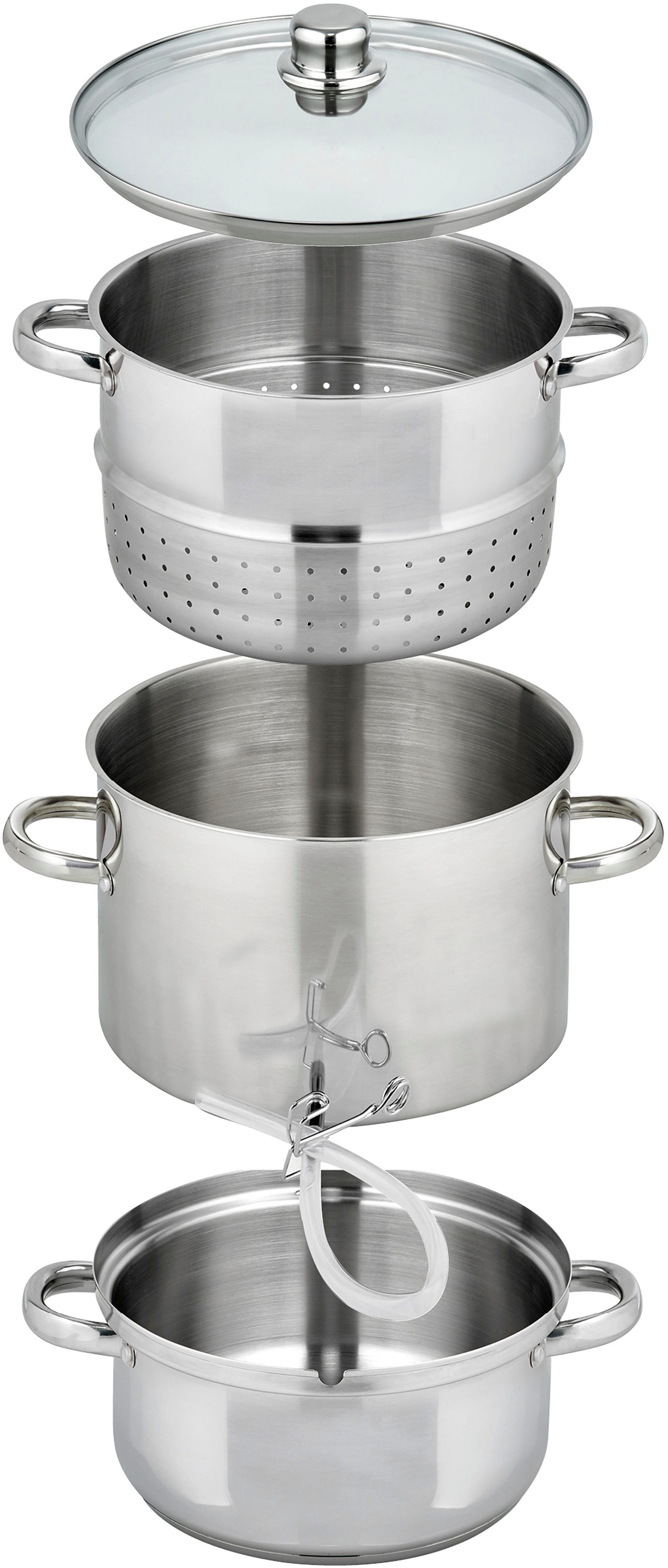 Einkochtopf Entsafter Galactica, Edelstahl, Ø 26 cm, Induktion