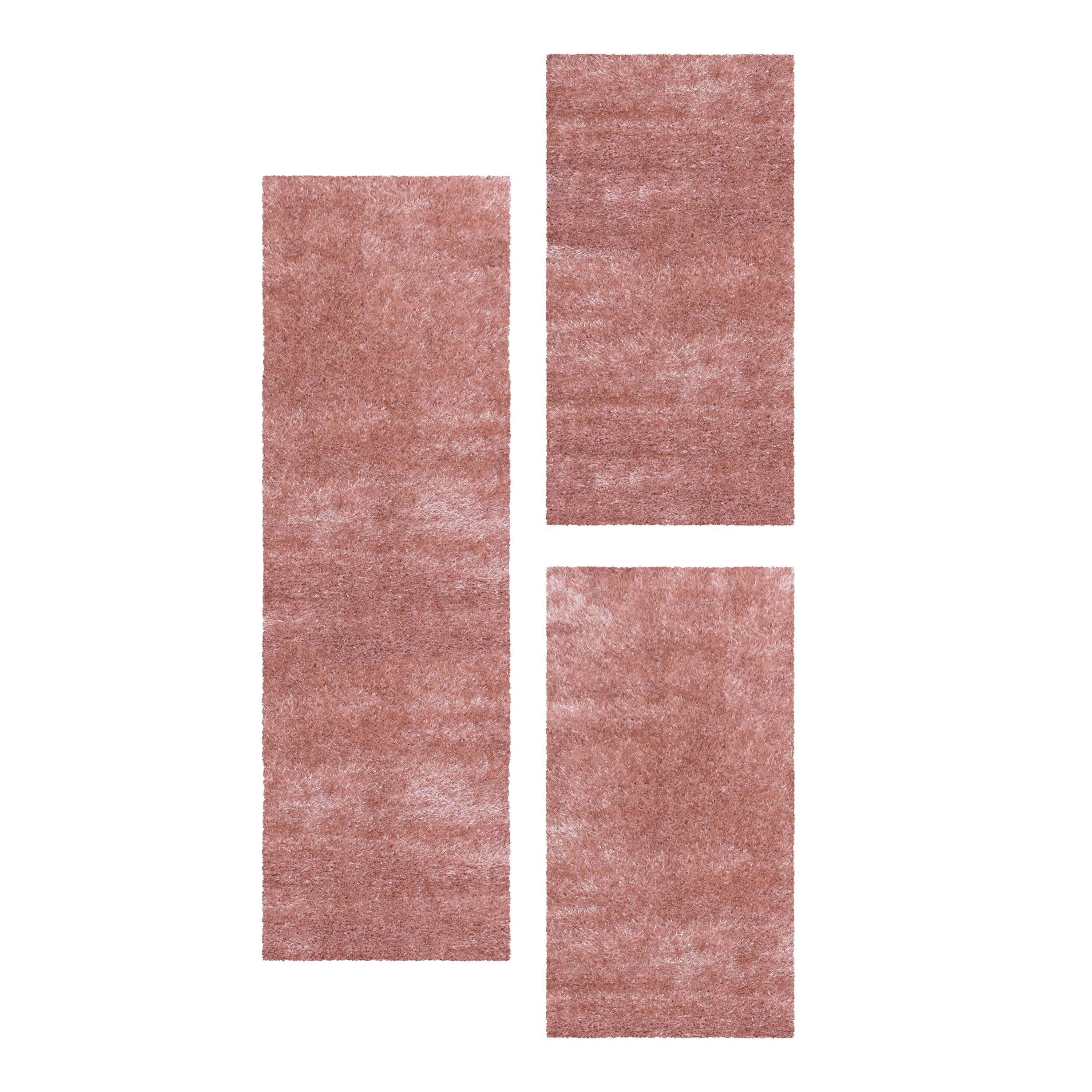 SIMPEX24 Hochflor-Bettumrandung Unicolor - Einfarbig, Höhe günstig online kaufen