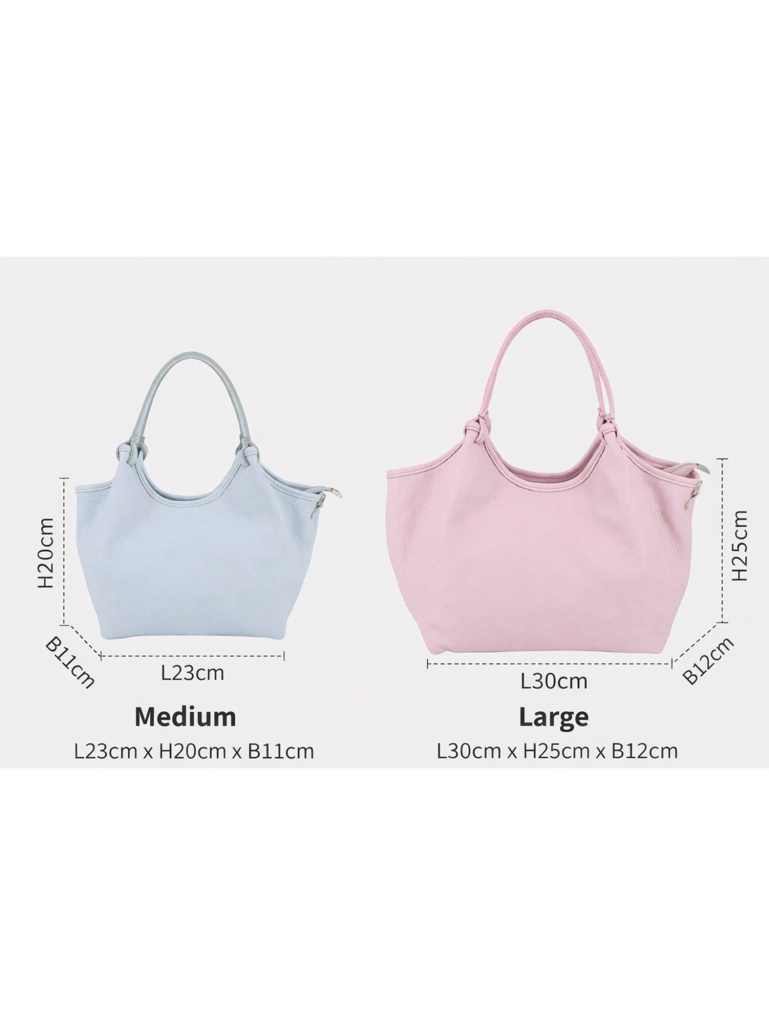 BRISE TASCHE Shopper Echtleder Schultertasche & Shopper, Echtleder, handgefertigt, abnehmbarer Schulterriemen, 3 Fächer