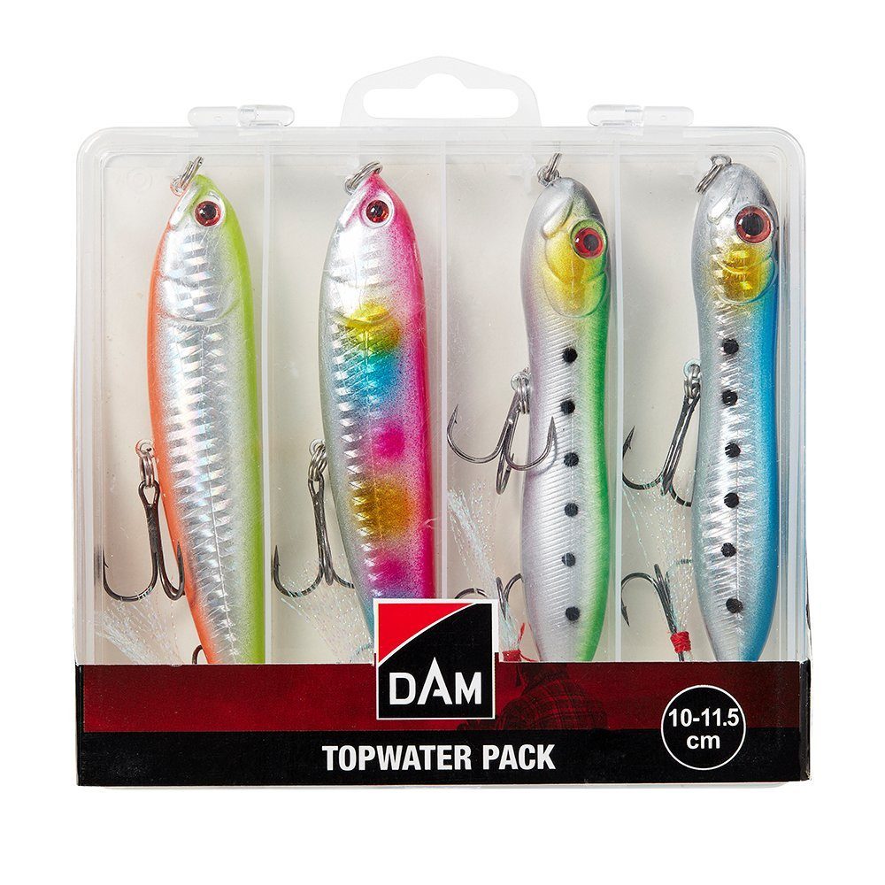 Kunstköder Topwater Pack Box 10-11,5cm 4 Top Oberflächenköder Topwaterbait