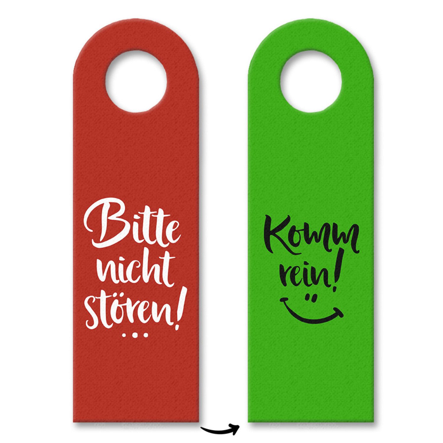 speecheese Dekohänger 3x Bitte nicht stören - Komm rein Türhänger Türanhäng günstig online kaufen