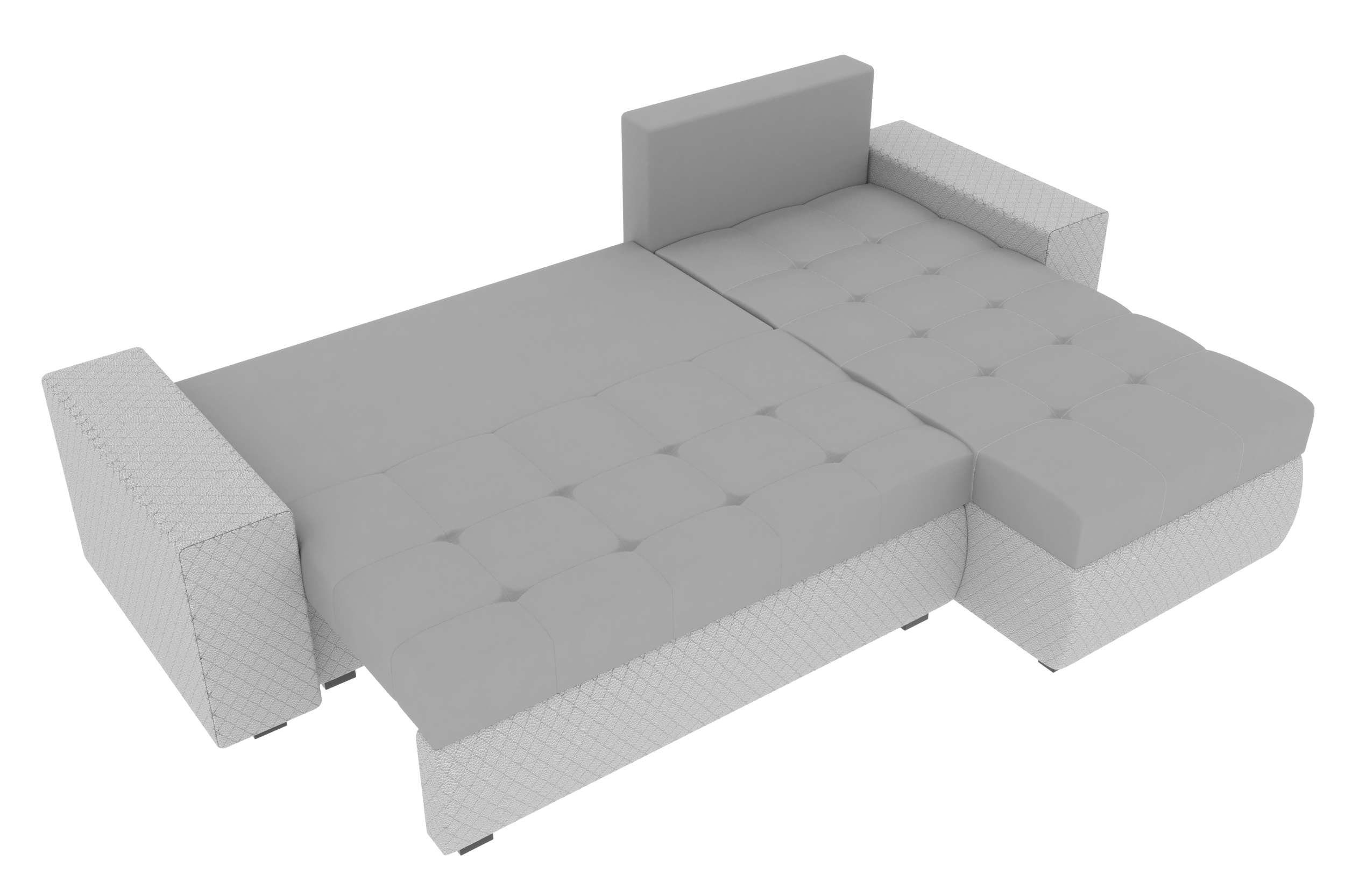 Ecksofa L-Form, Miranda, Sitzkomfort, Modern Bettfunktion, Design mit Eckcouch, Sofa, Bettkasten, mit Stylefy