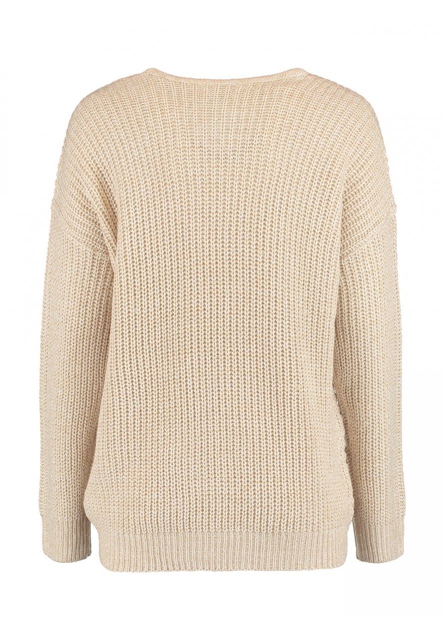 HaILY’S Strickpullover Grobstrick V-Ausschnitt Swaeter Pi44pa günstig online kaufen