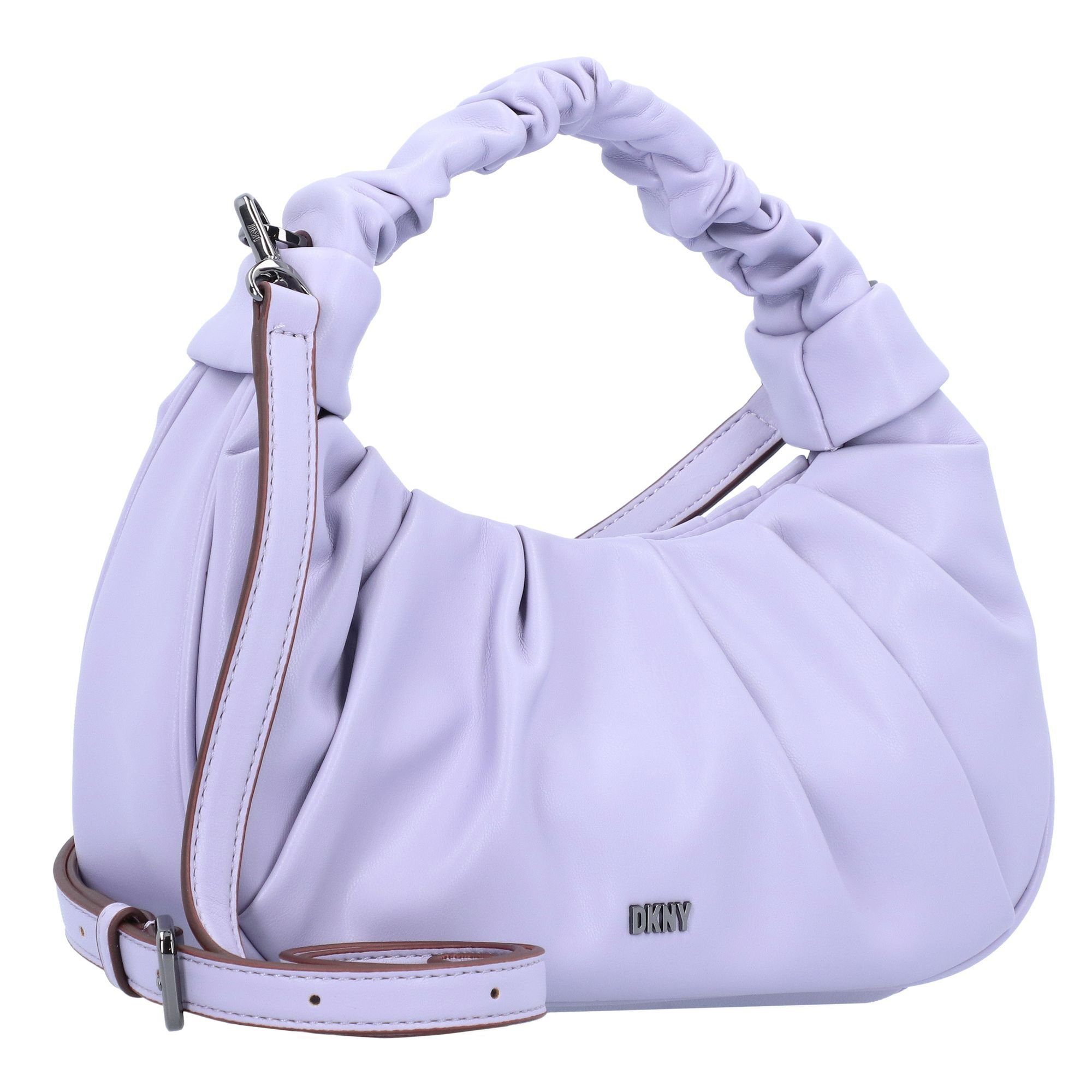 Reese, DKNY Polyurethan Schultertasche lavender