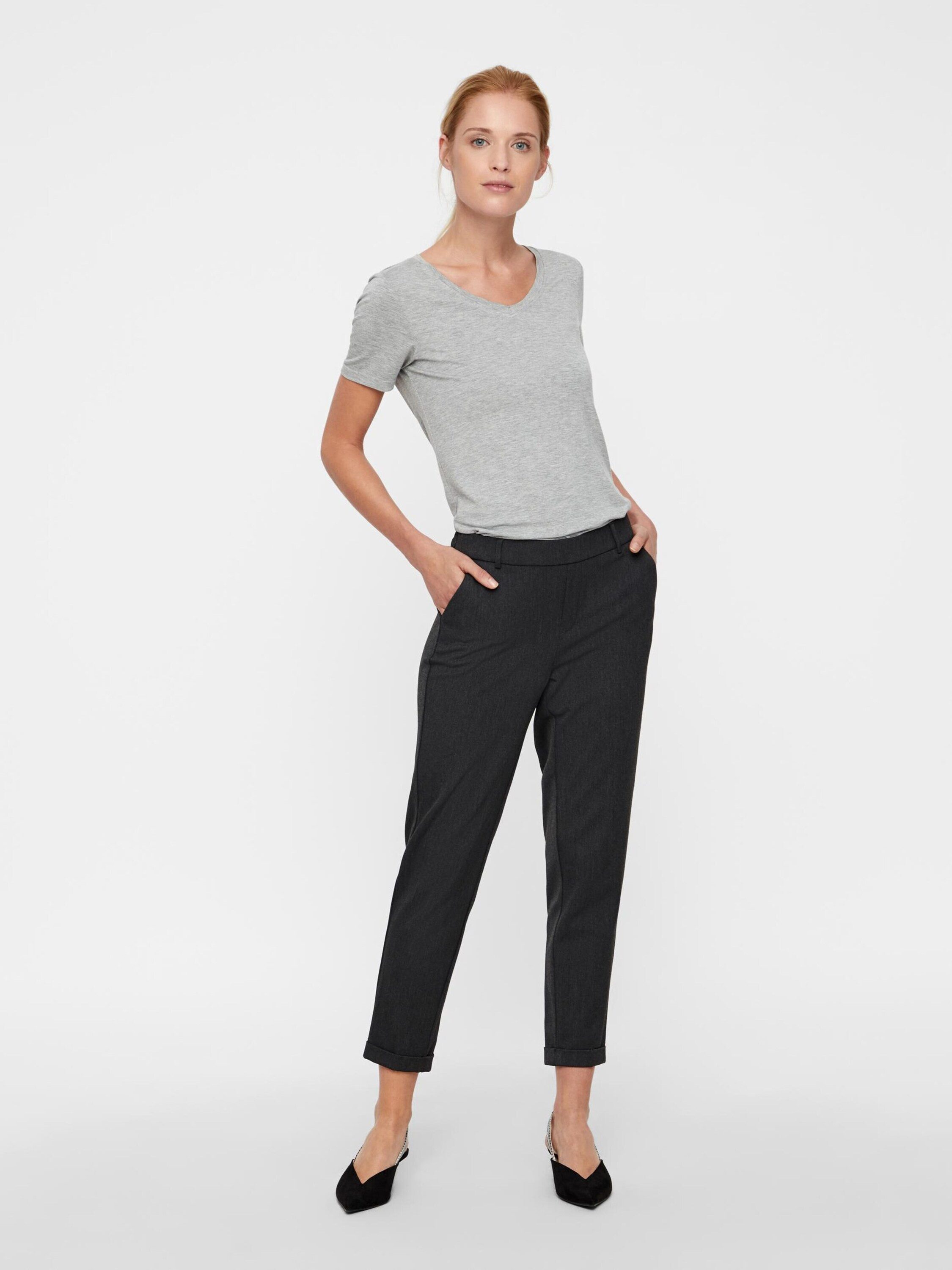 Vero Moda Petite 7/8-Hose Maya (1-tlg) Drapiert/gerafft