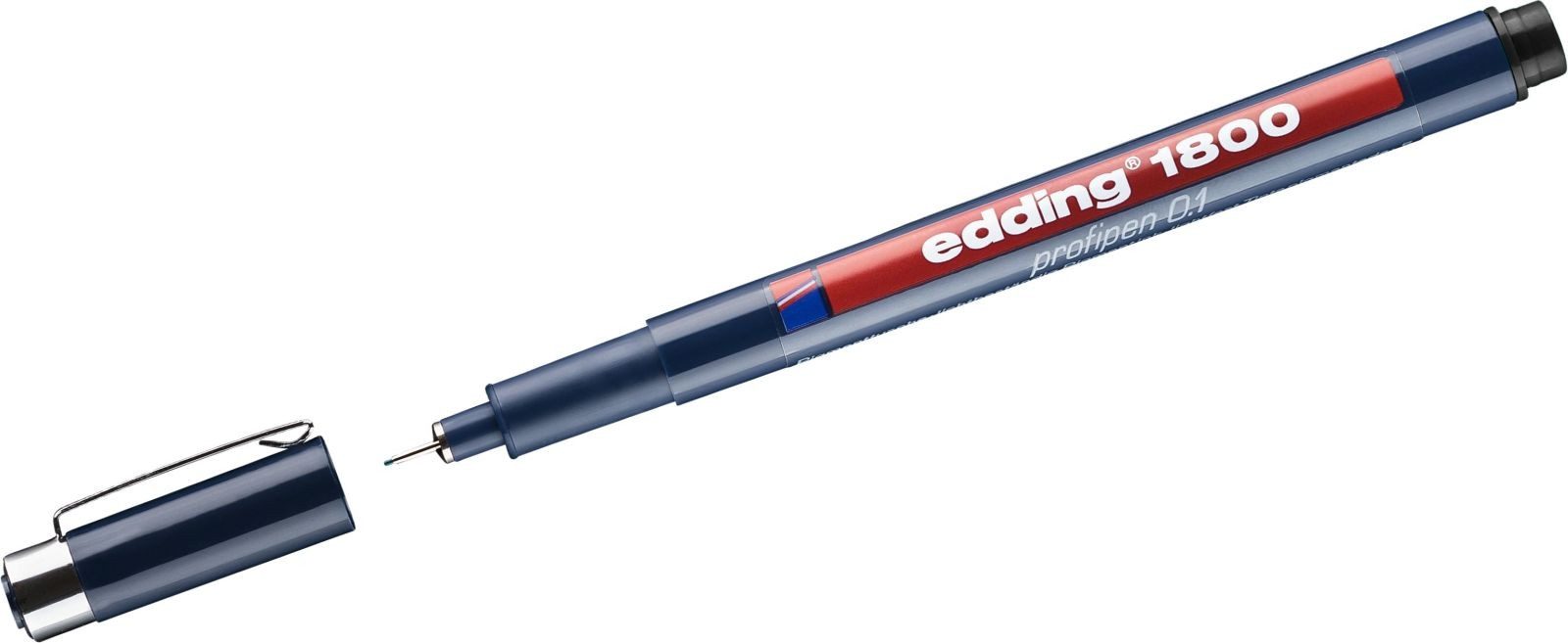 Fineliner Faserzeichner edding 1800 profipen 0.1 ca. 0,25mm schwarz Packung mit