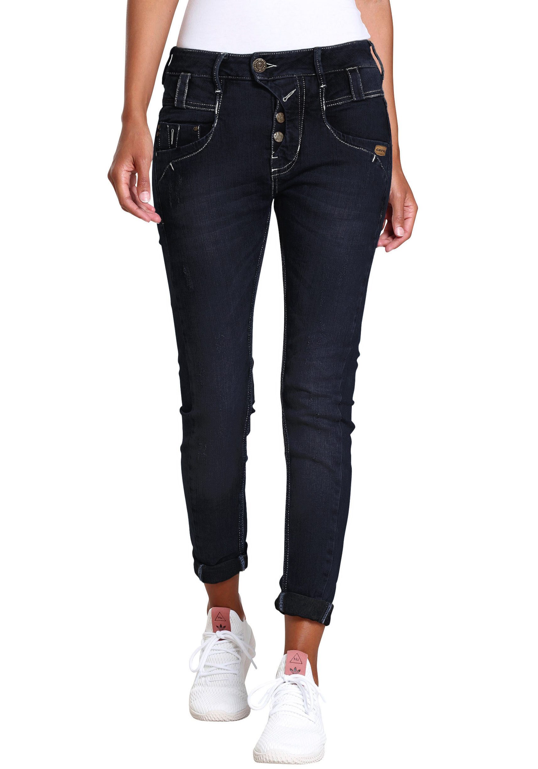 GANG Slim-fit-Jeans 94MARGE mit besonderem 4-Knopf-Verschluss