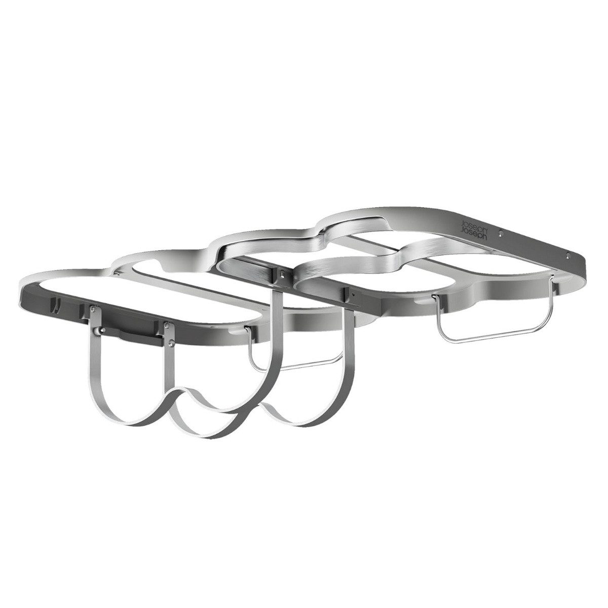 Joseph Joseph Weinregal Unterschrank-Weinflaschenhalter CRADLE, Lagerung für 4 Weinflaschen liegend