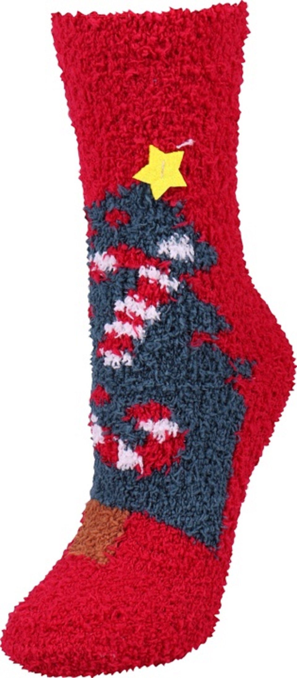 Capelli New York Socken Set - 3x Kuschelsocke in weihnachtlicher Geschenkbox – Bild 4 von 5