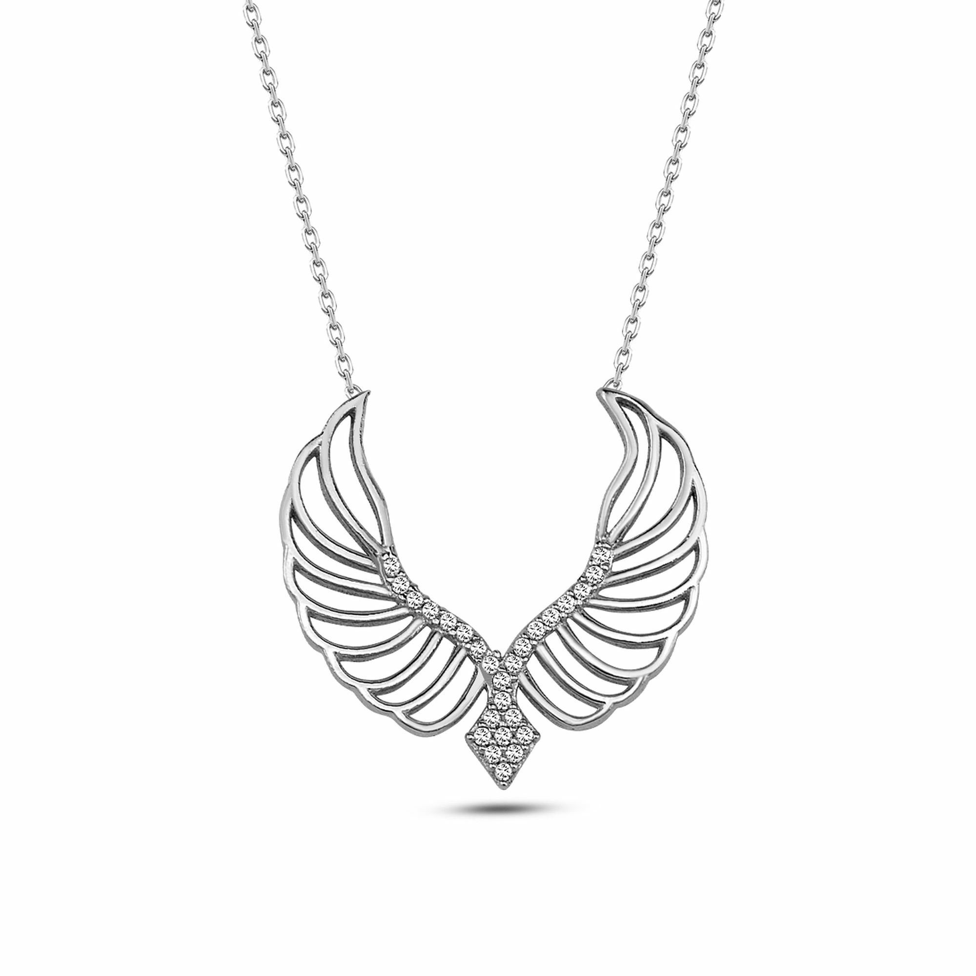 Kette mit Anhänger 925/- Sterling Silber Modern Design Silberkette