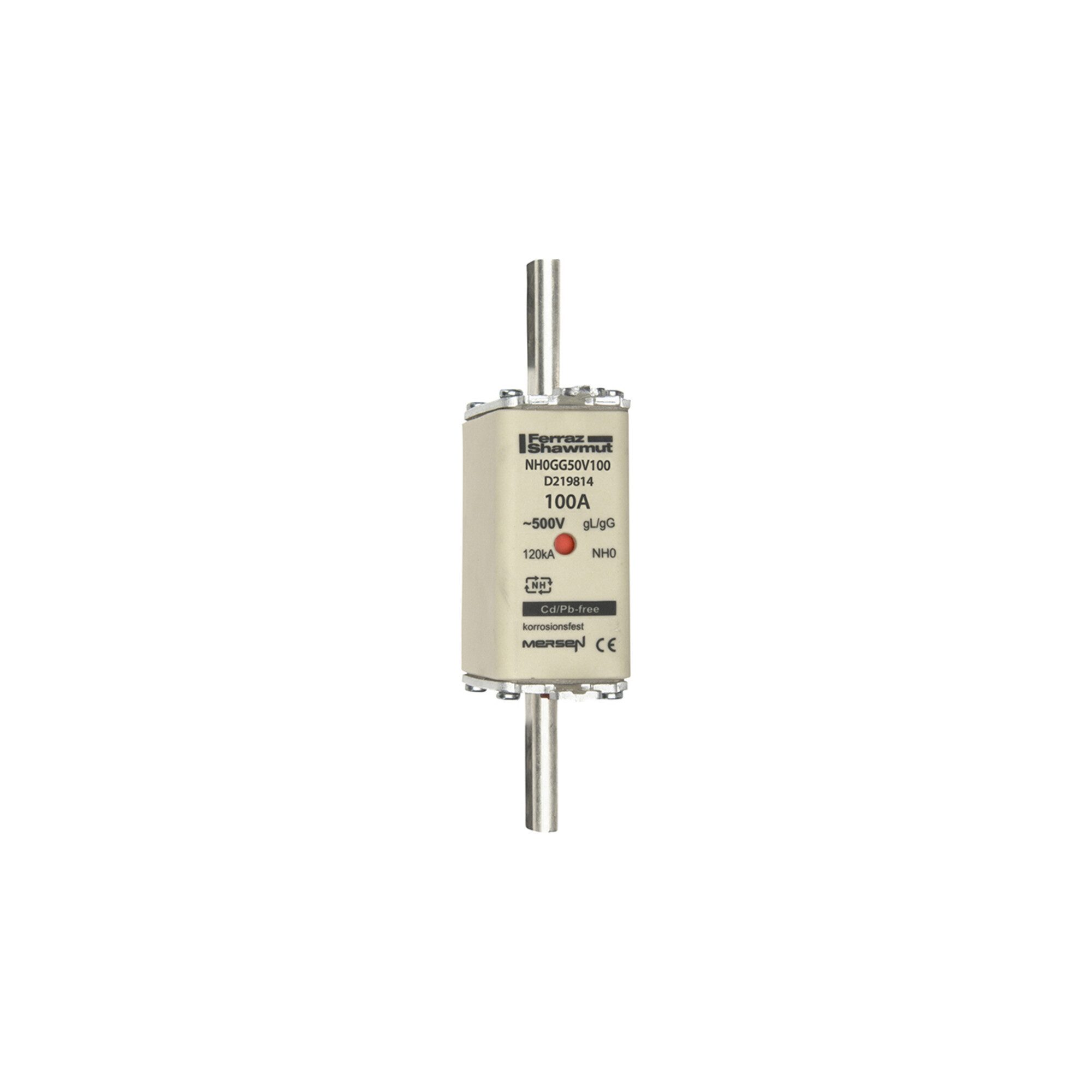 MERSEN Laterne Mersen NH-Sicherungseinsatz SF Gr.0 gG 100A/500V KM NH0GG50V100