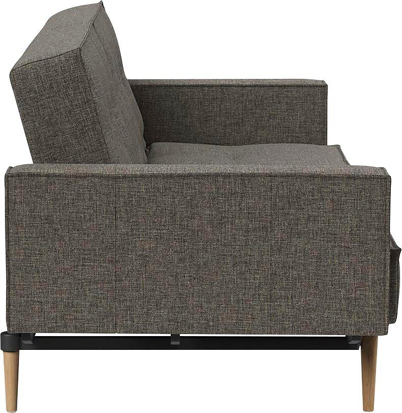 hellen Splitback, Sofa in ™ mit LIVING skandinavischen Beinen, Design und INNOVATION Armlehne Styletto