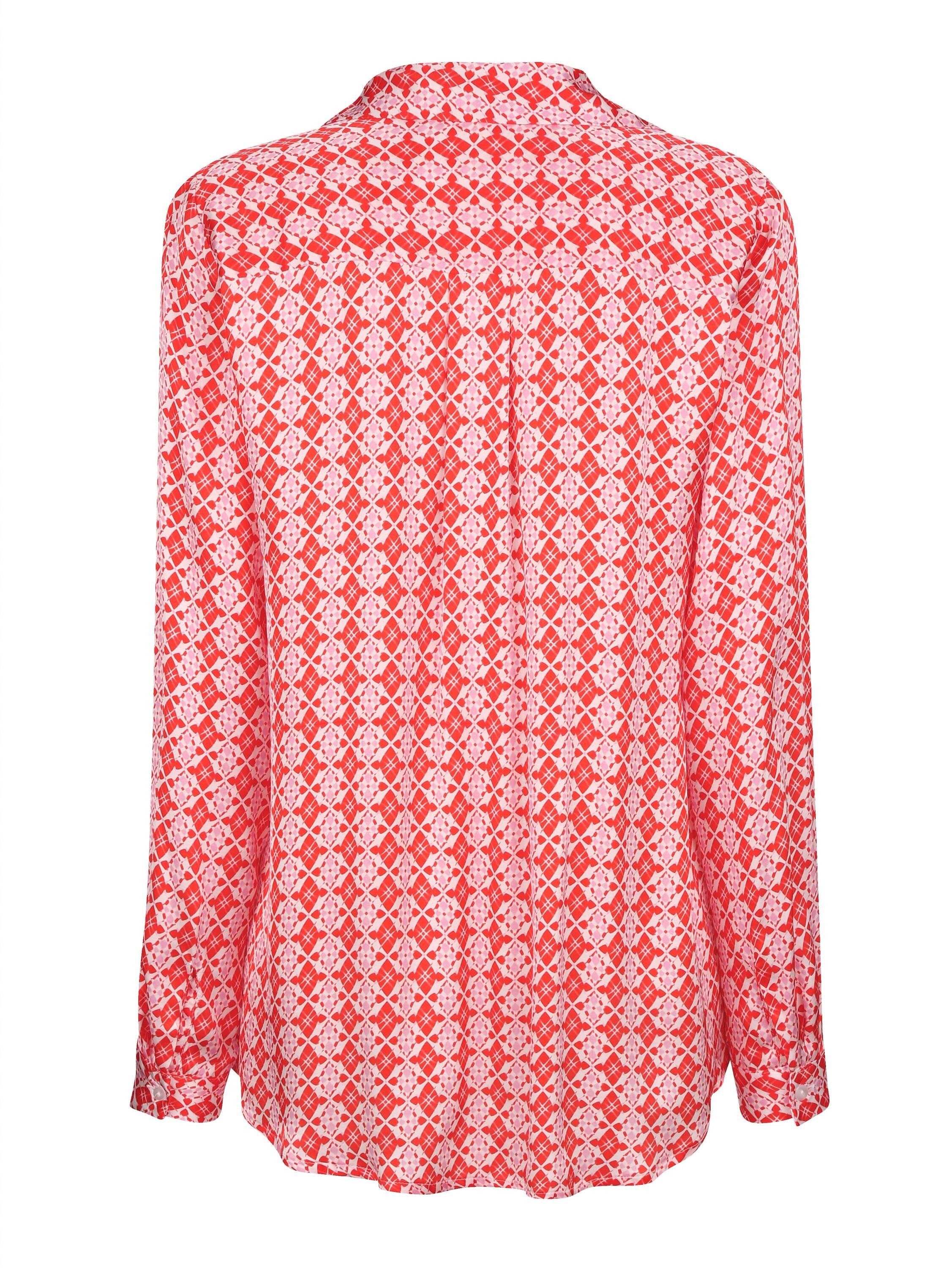 Alba Moda Schlupfbluse Bluse mit effektvollen Pailletten