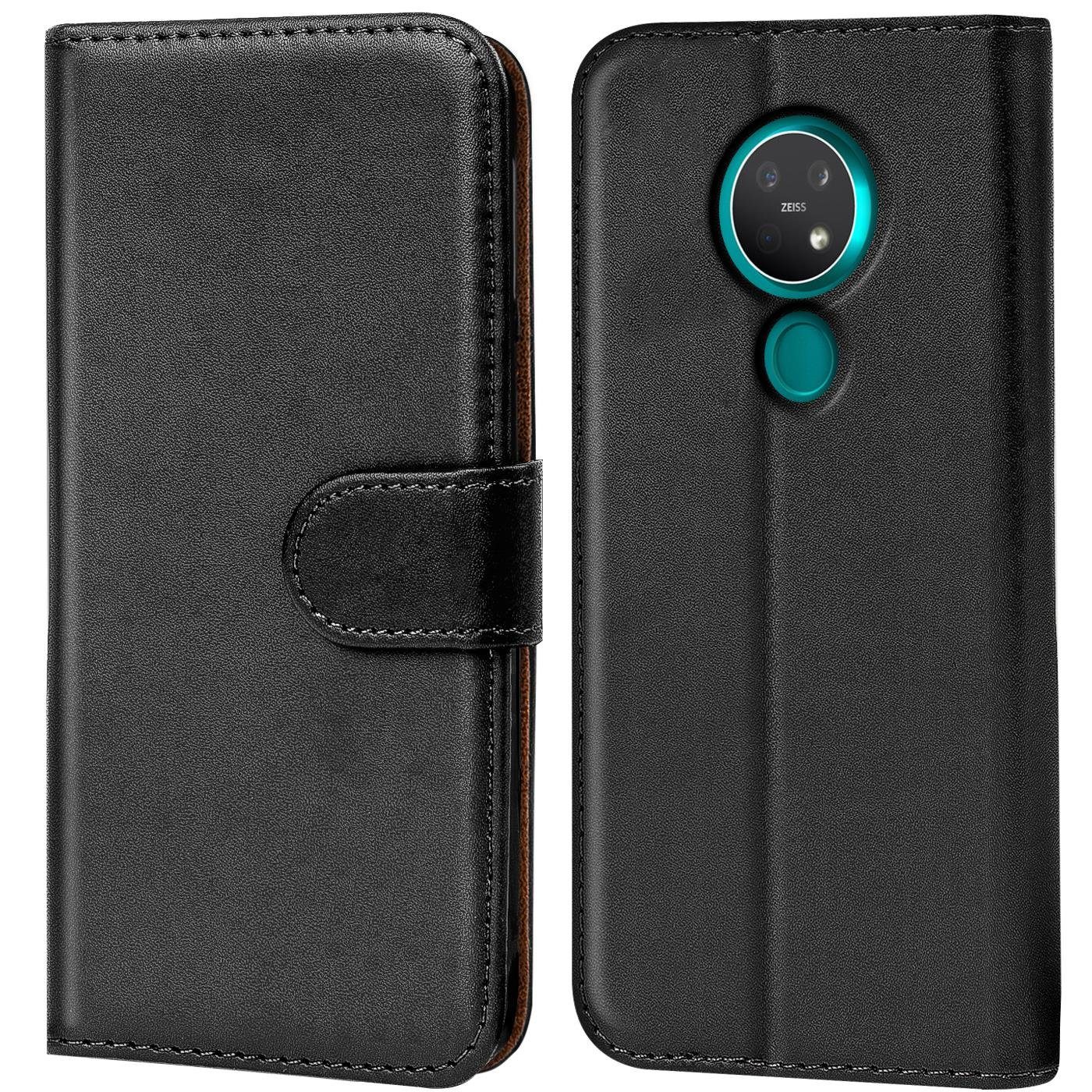 CoolGadget Handyhülle Book Case Handy Tasche für Nokia 7.2 / 6.2 6,3 Zoll, Hülle Klapphülle Flip Cover Nokia 6.2, 7.2 Schutzhülle stoßfest