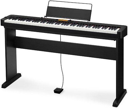 CASIO Digitalpiano CDP-S360BK, (Set), mit Stativ und Pedal