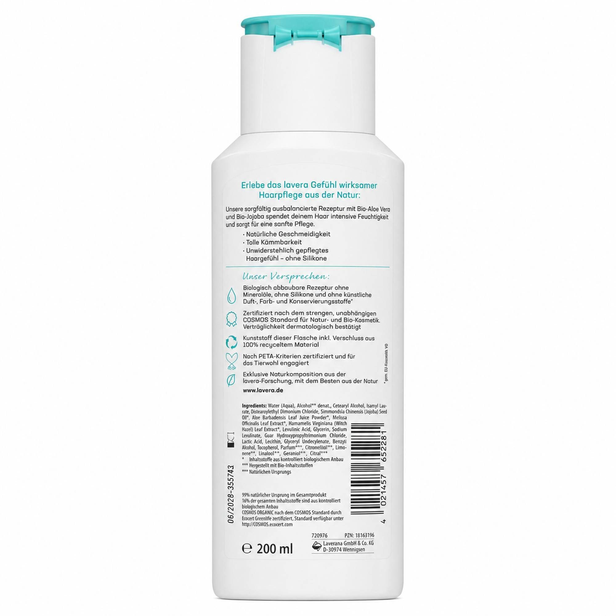 lavera Haarshampoo LAVERA basis sensitiv Pflegespülung Feucht.