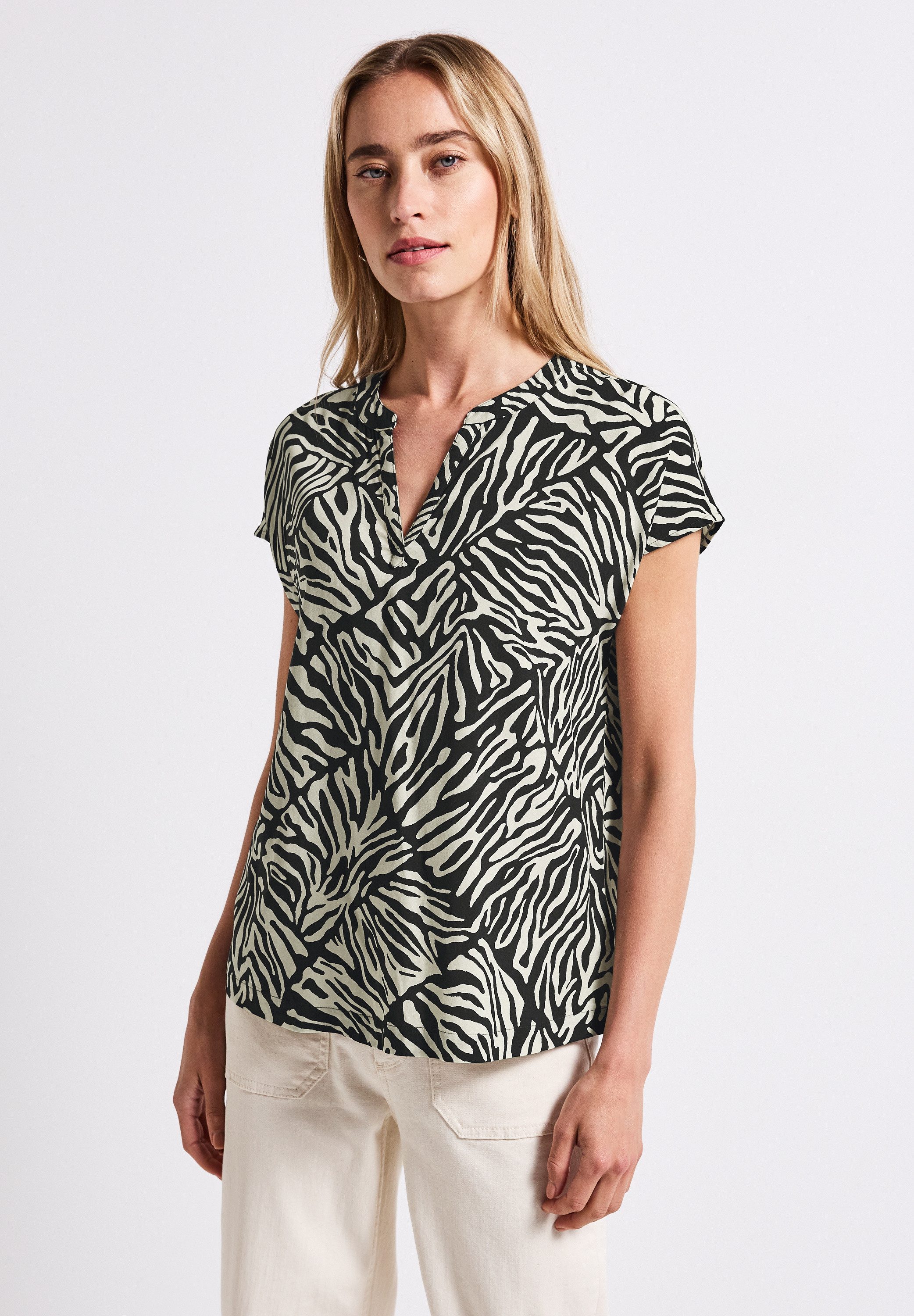STREET ONE Shirtbluse, mit allover Print günstig online kaufen