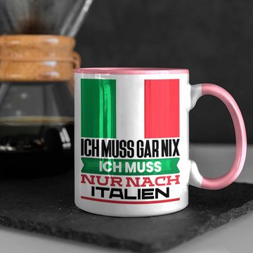 Trendation Tasse Italien Tasse Geschenk für Italiener Geburtstag Urlaub Geschenkidee Ic