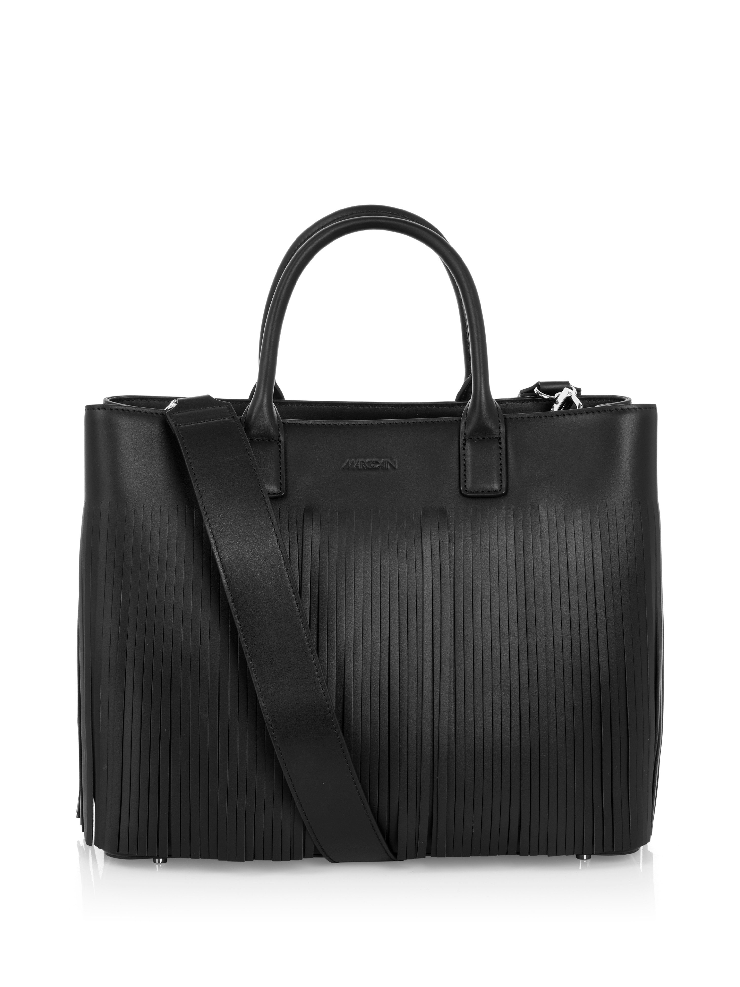 Marc Cain Henkeltasche, Damen, Umhängetasche, Schultertasche mit Logoschriftzug