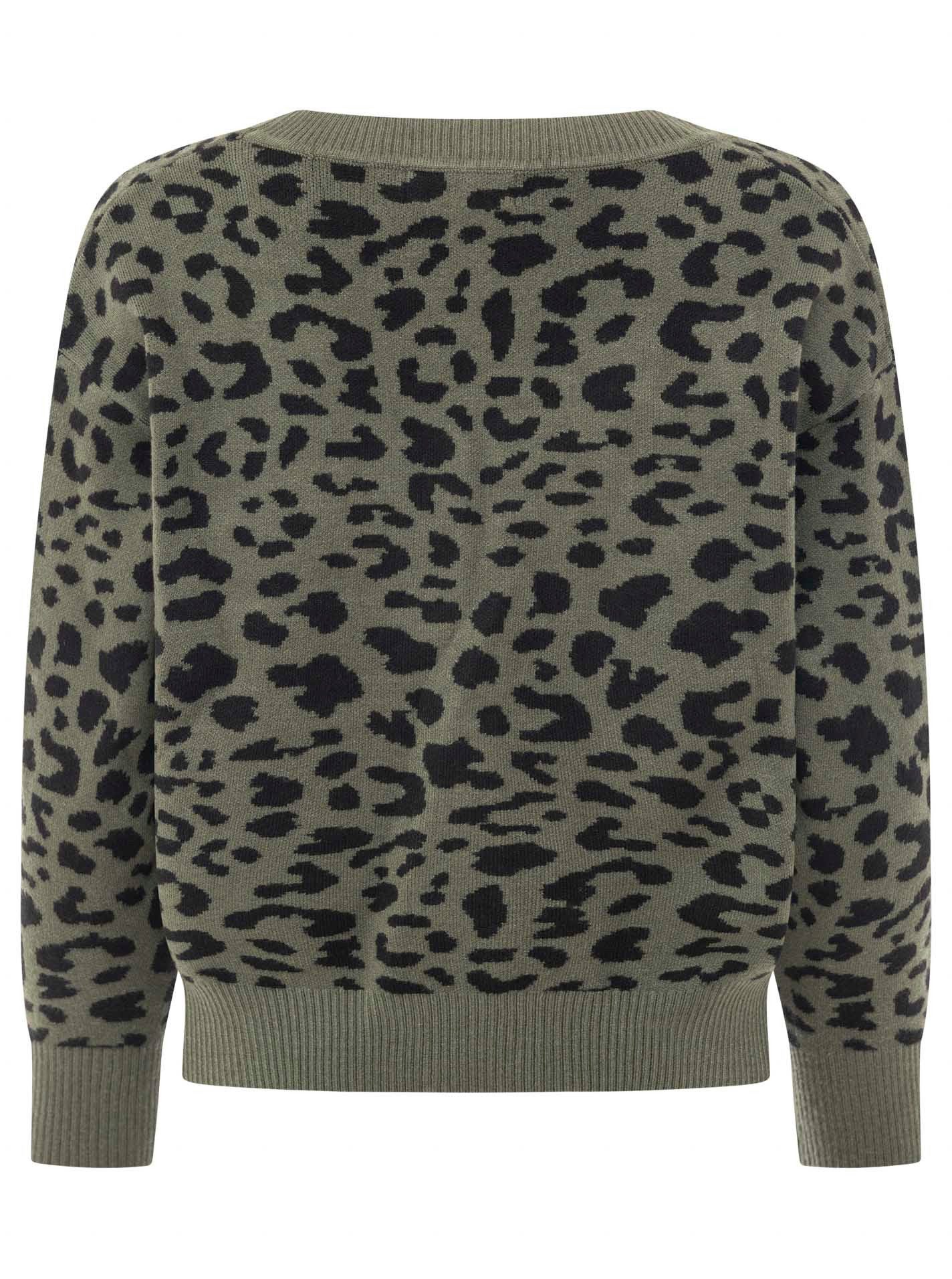 Zwillingsherz Strickpullover "Classic Leo" Animal-Muster günstig online kaufen