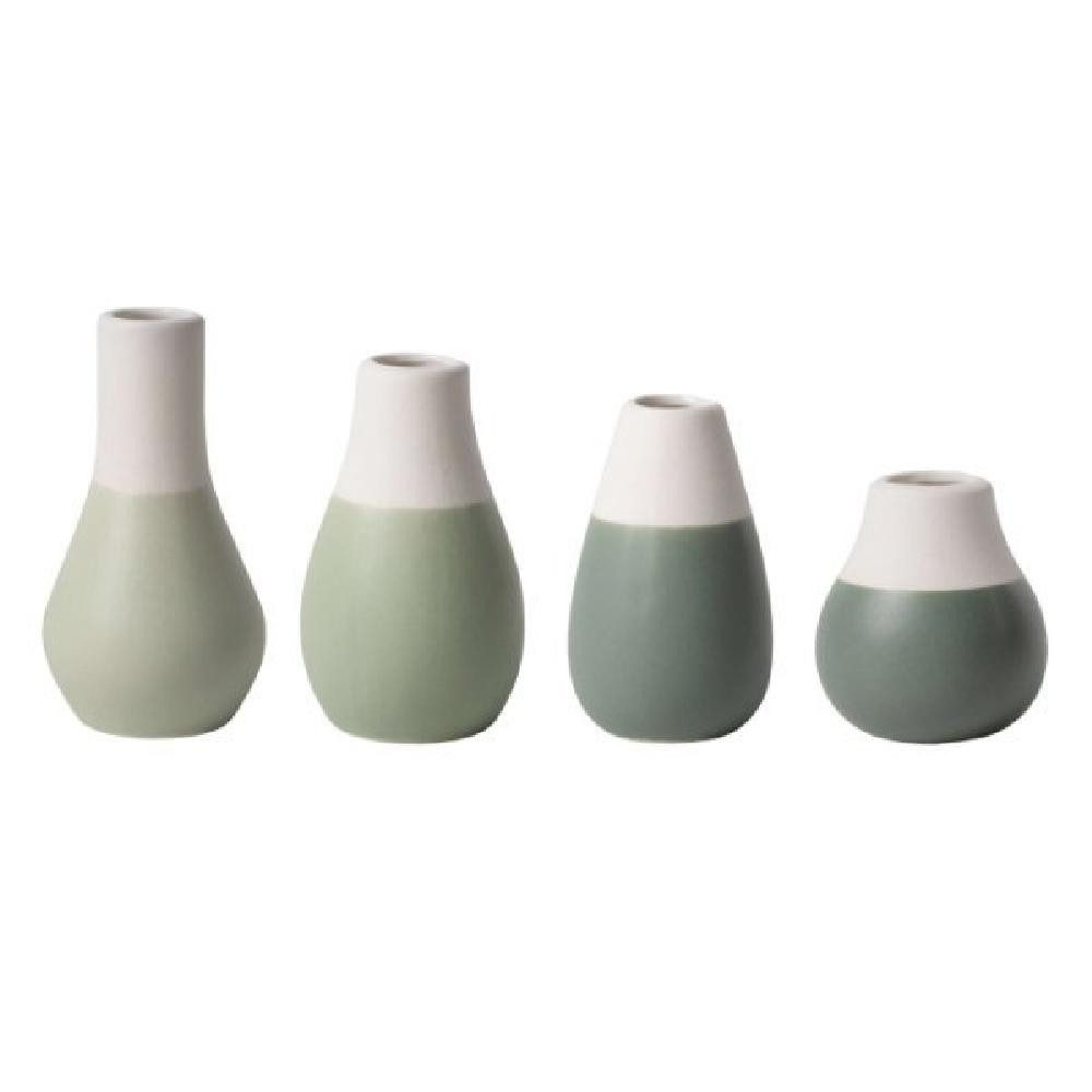 Räder Dekovase Design Minivasen Zuhause Vasen Grün (4-teilig) günstig online kaufen