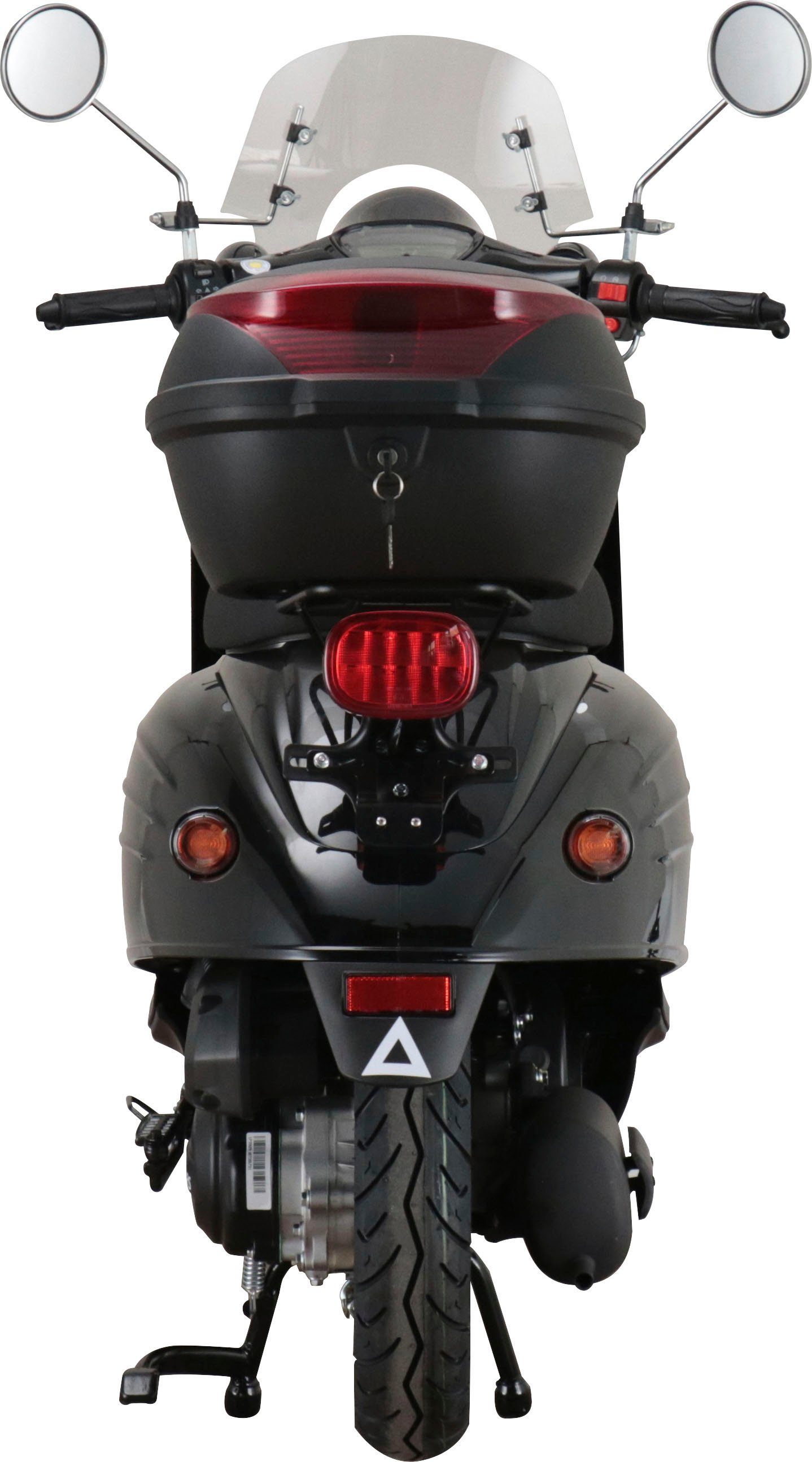 Alpha Motors Motorroller 5, inkl. ccm, 45 und Adria, km/h, Windschild Euro Topcase 50