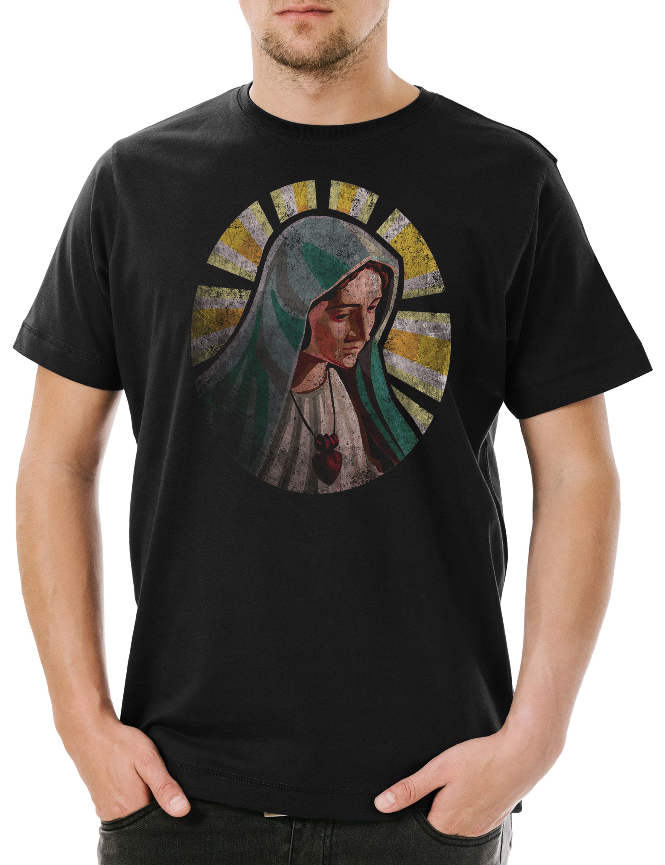 Urban Backwoods Print-Shirt Holy Mary Herren günstig online kaufen
