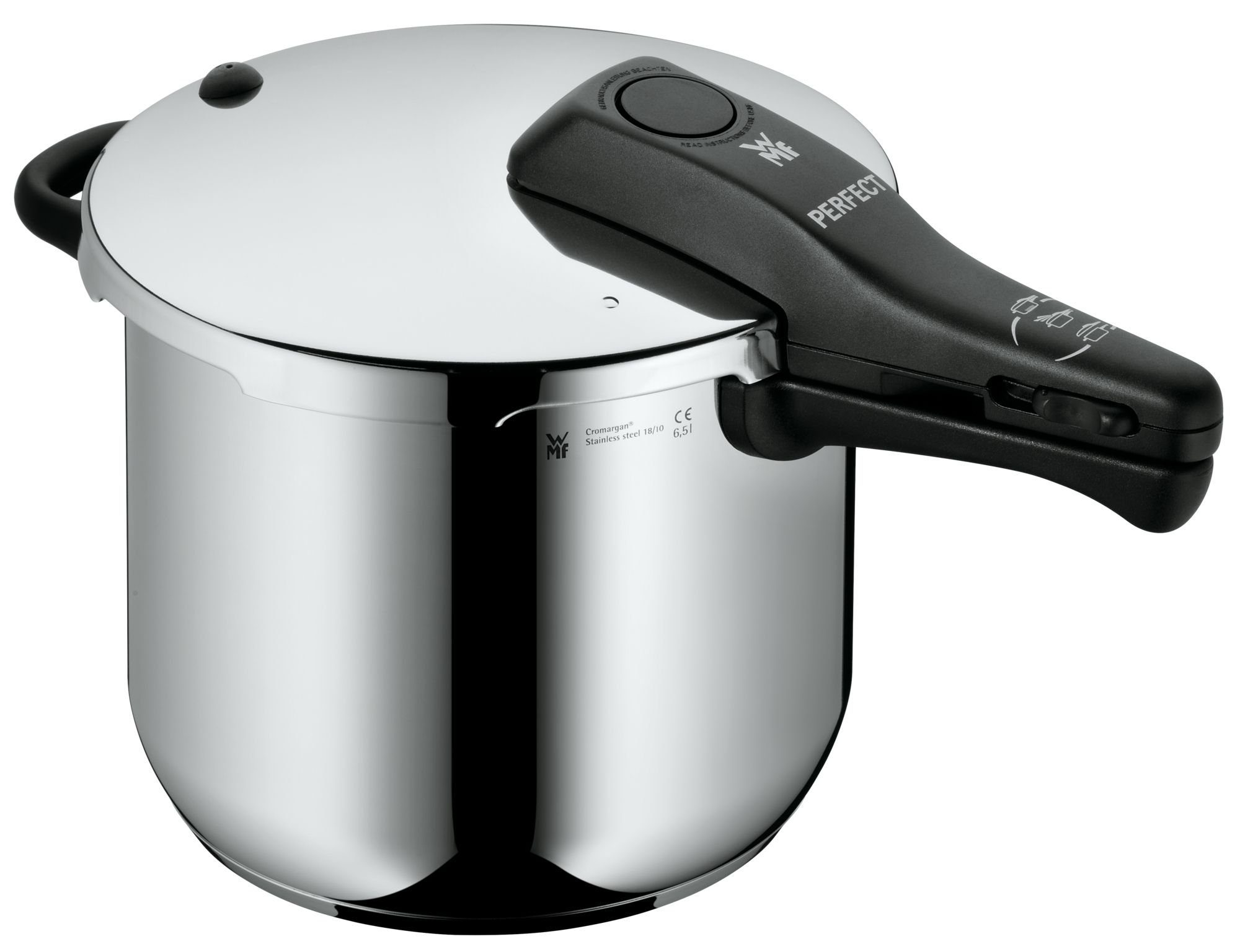 WMF Schnellkochtopf WMF Schnellkochtopf Perfect 6,5l Poliert, 22 cm, 