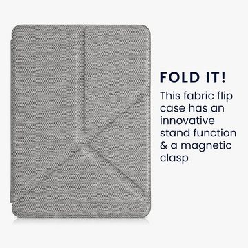 kwmobile E-Reader-Hülle Hülle für Amazon Kindle Paperwhite 11. Generation 2021, Stoff eReader Schutzhülle - Flip Cover Case
