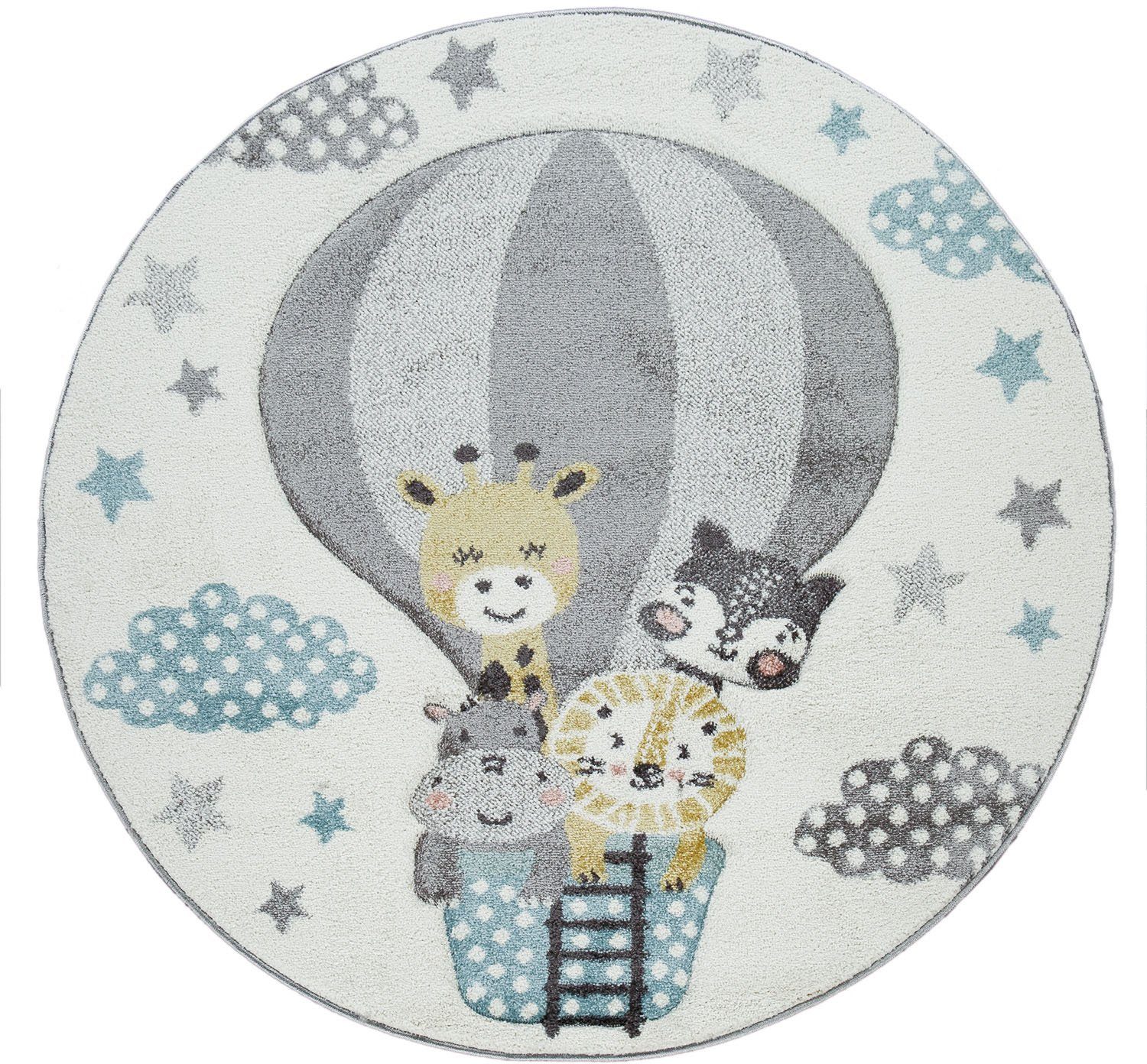 Paco Home Kinderteppich Cosmo 343, rund, günstig online kaufen