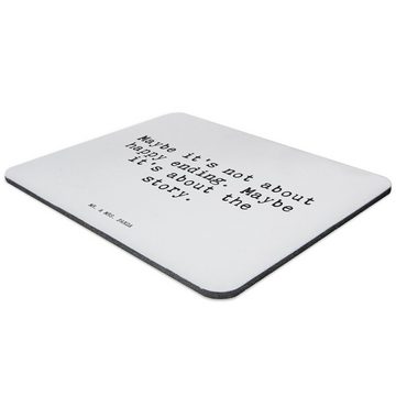 Mr. & Mrs. Panda Mauspad Maybe it's not about... - Aquarellblau - Geschenk, Liebe, Mousepad, C (1-St)