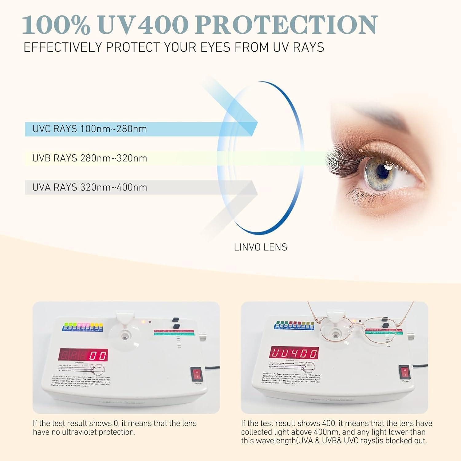 LuxusKollektion Brille Brille Damen Katzenauge Metallgestell Schwarz und Gold Rahmen