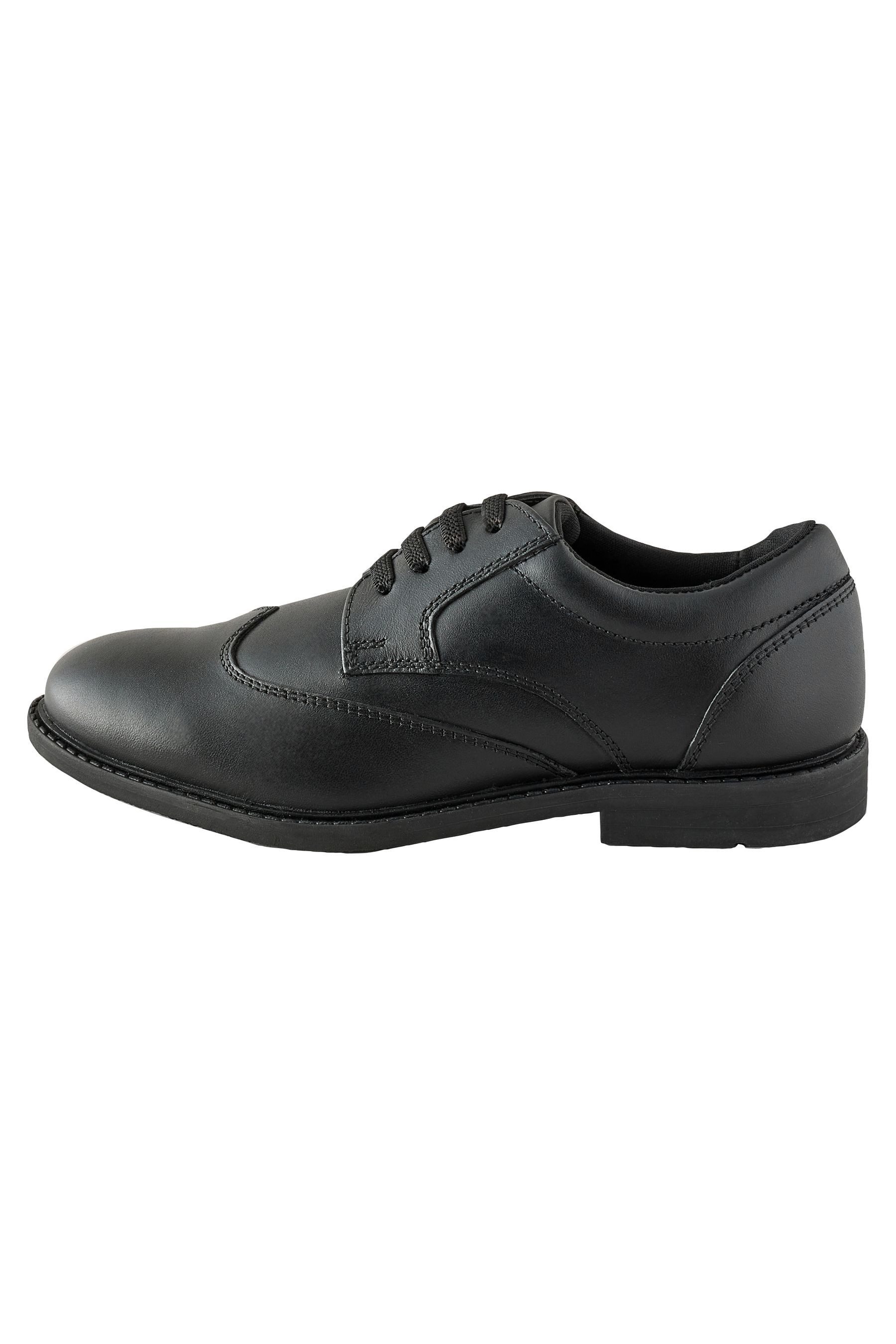 Next Elegante Lederschuhe mit elastischen Schnürbändern Schnürschuh