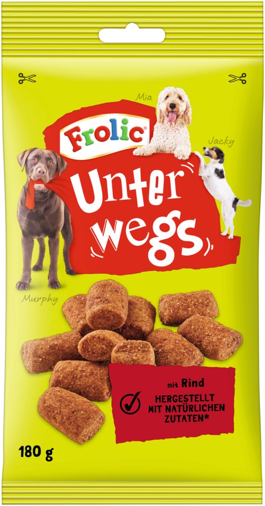 Frolic FROLIC™ UNTERWEGS™ Beutel Rind 180g, für: Hunde