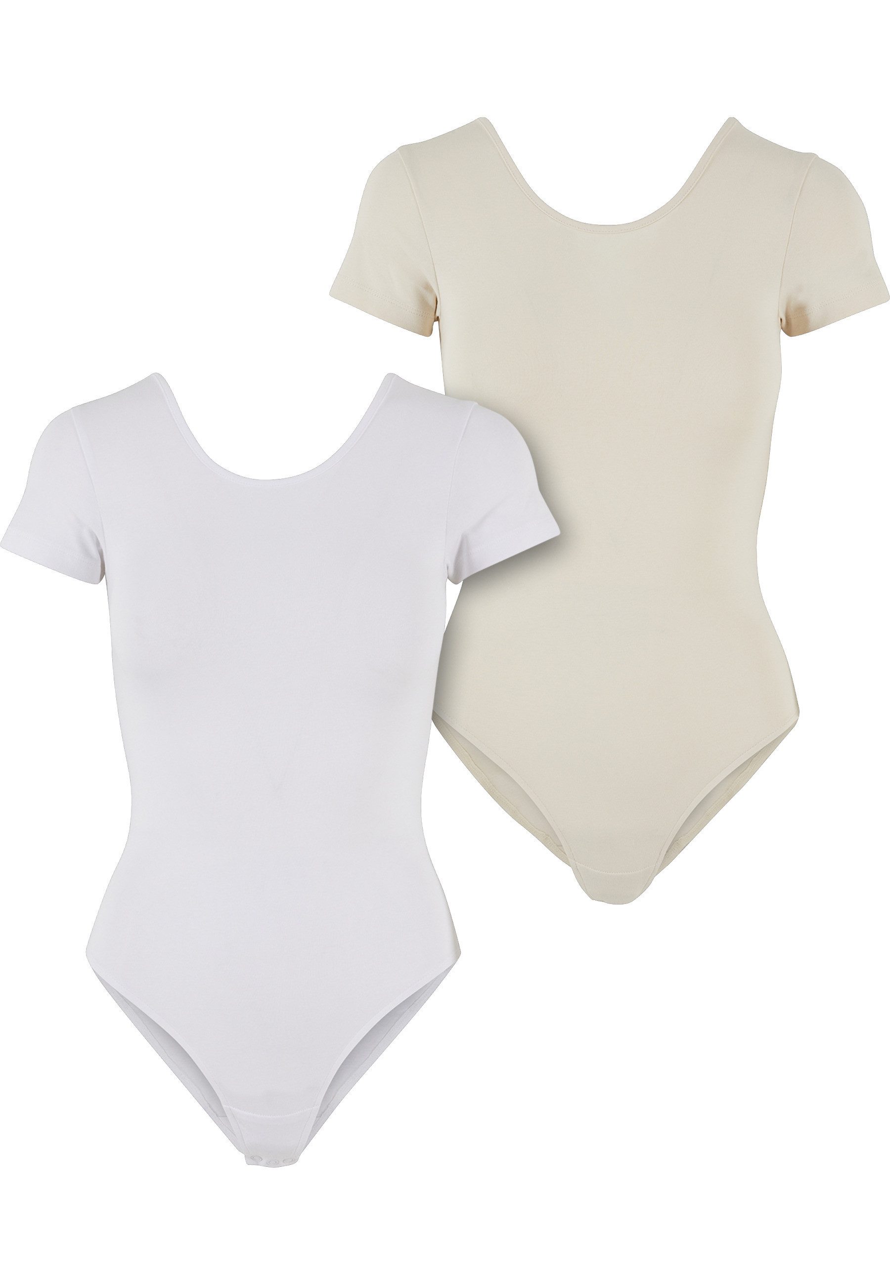 URBAN CLASSICS Body Urban Classics Ladies Organic Stretch Jersey 2-Pack