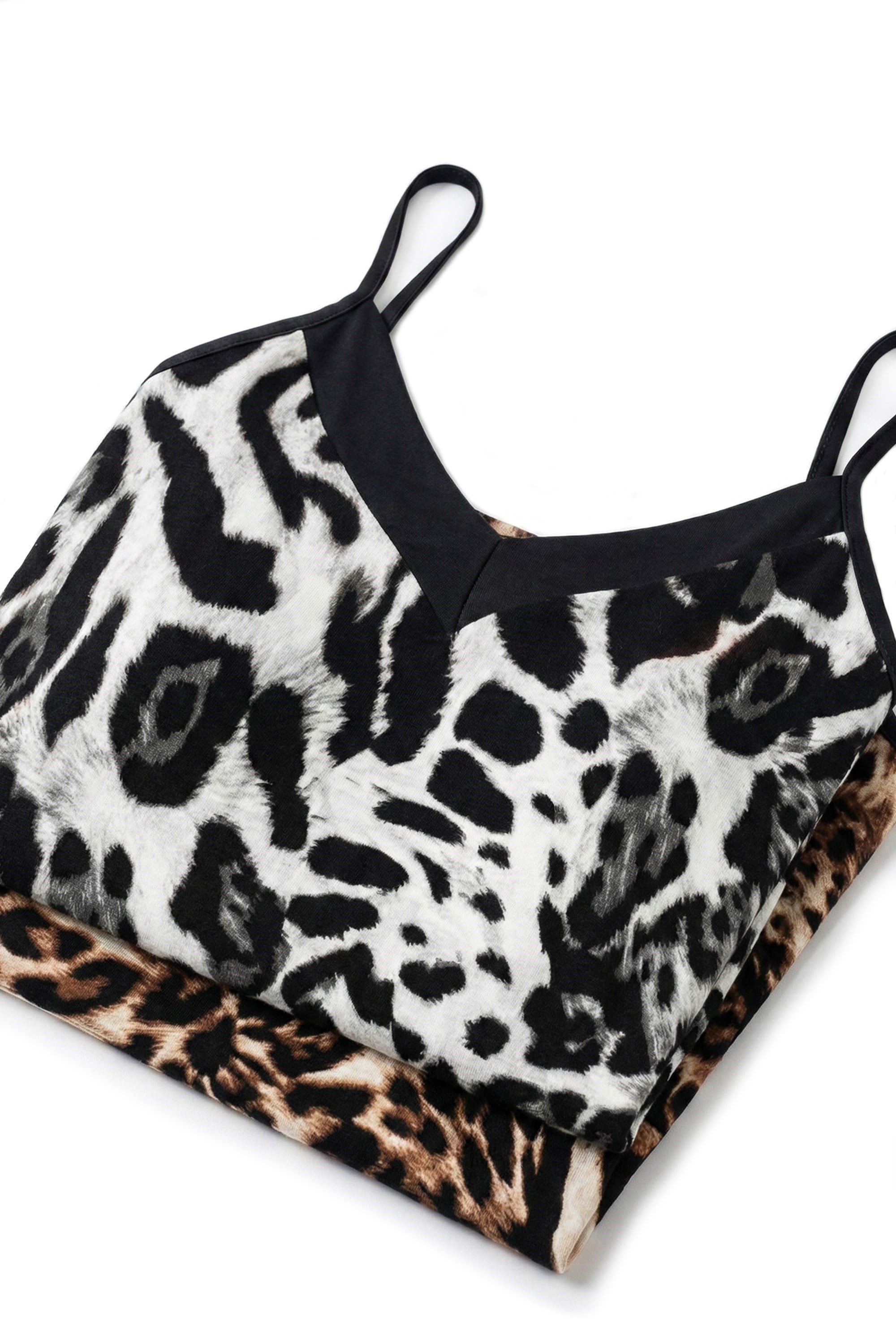 öts Tanktop Damen Viskose Leopardenmuster Top – Bild 4 von 5