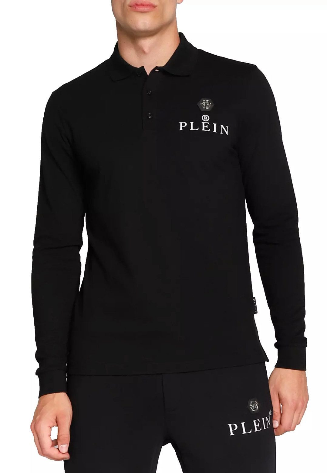 Langarm-Poloshirt