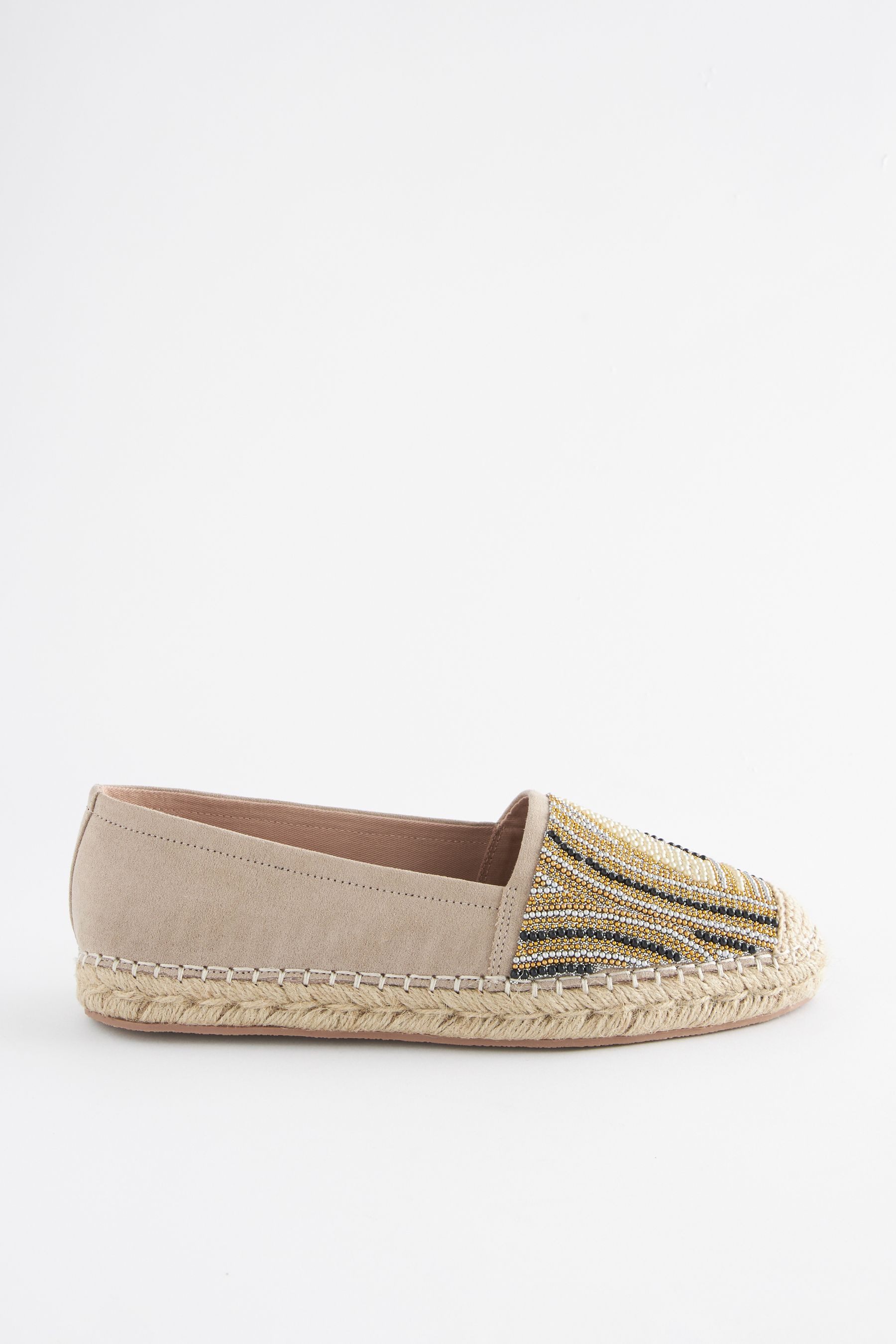 Forever Comfort® Espadrilles mit Perlenbesatz Espadrille