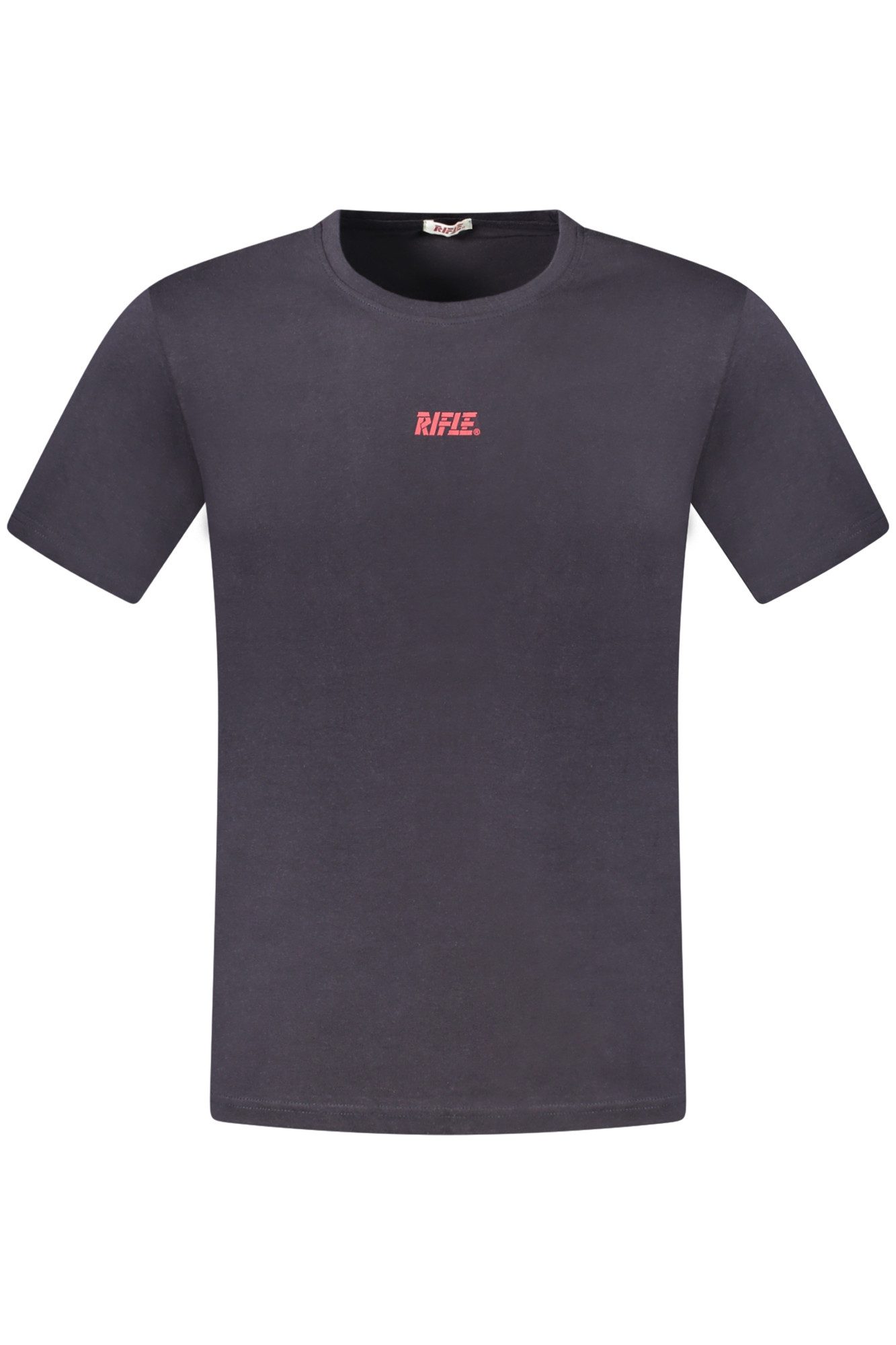 Rifle T-Shirt Herren Kurzarm T-Shirt in Blau mit Rundhals und