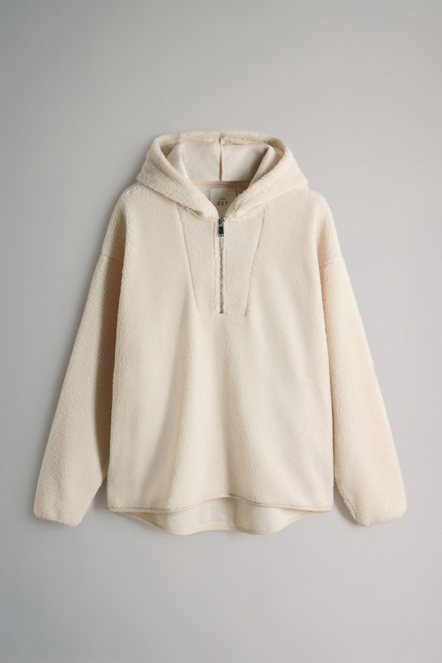 The Set Fleecepullover The Set Lange günstig online kaufen