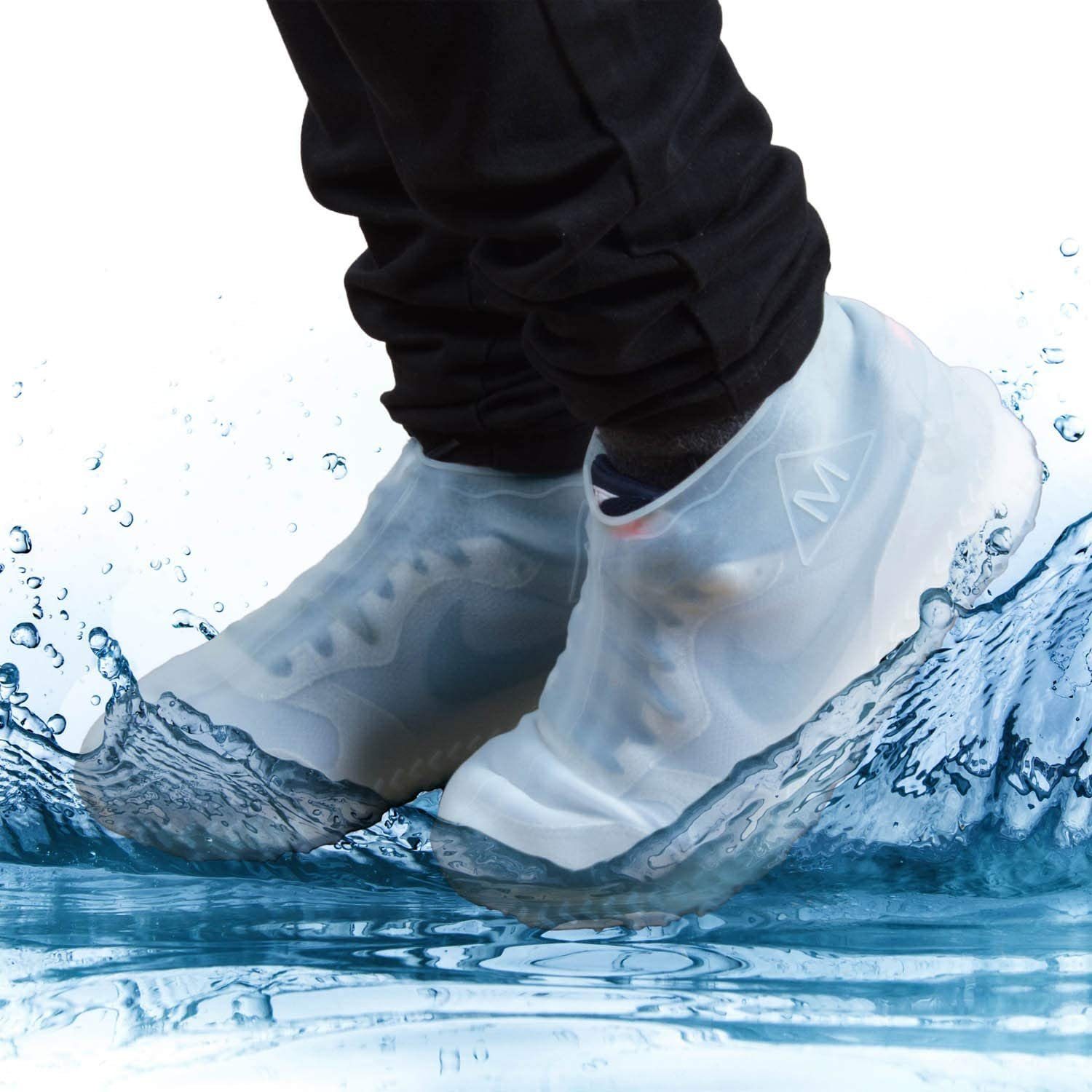 Wasserdichte Schuhüberzieher Mit Reißverschluss - Silikon Regenschutz Für Schuhe
