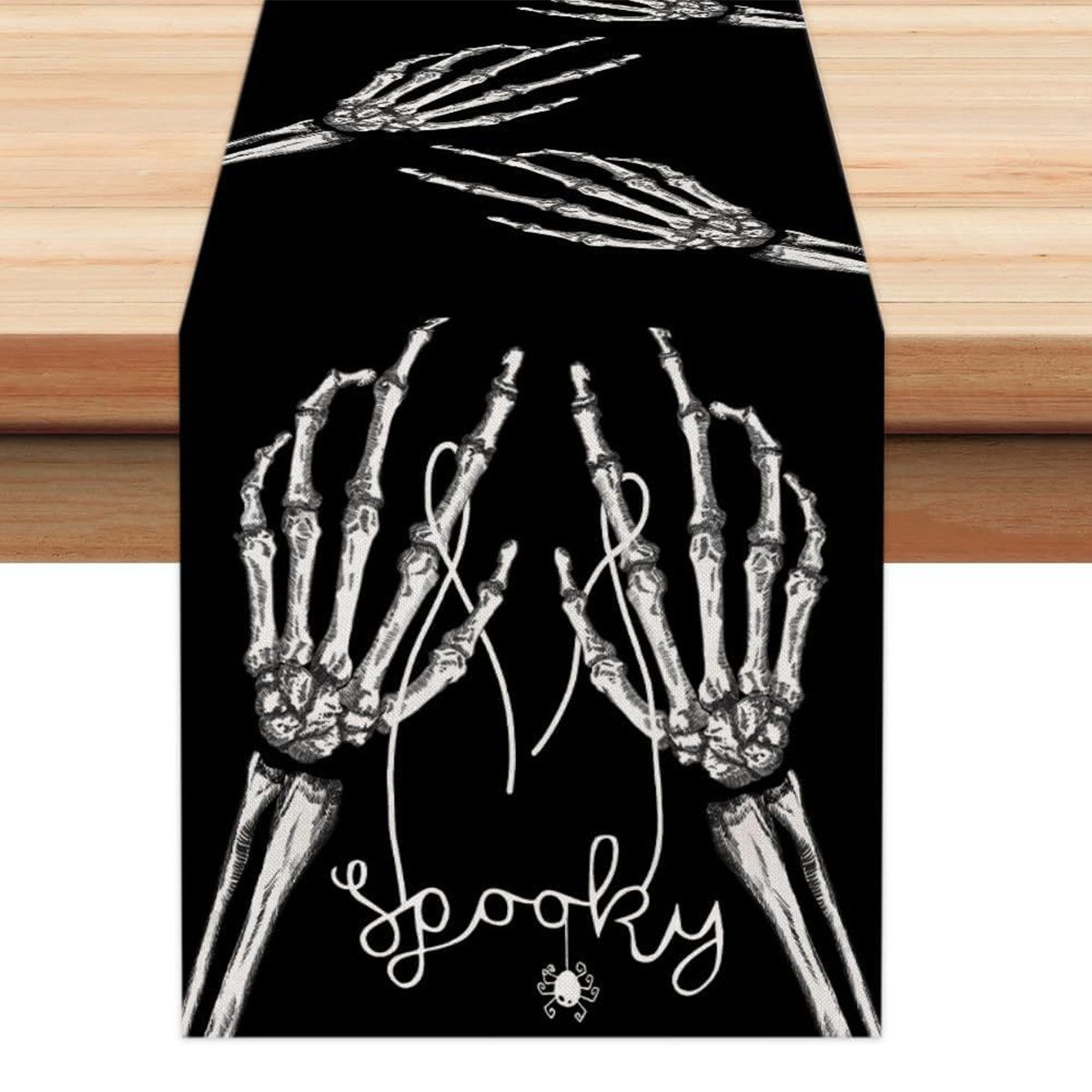 LAPAPRO Tischläufer Halloween Tischläufer Leinen mit günstig online kaufen