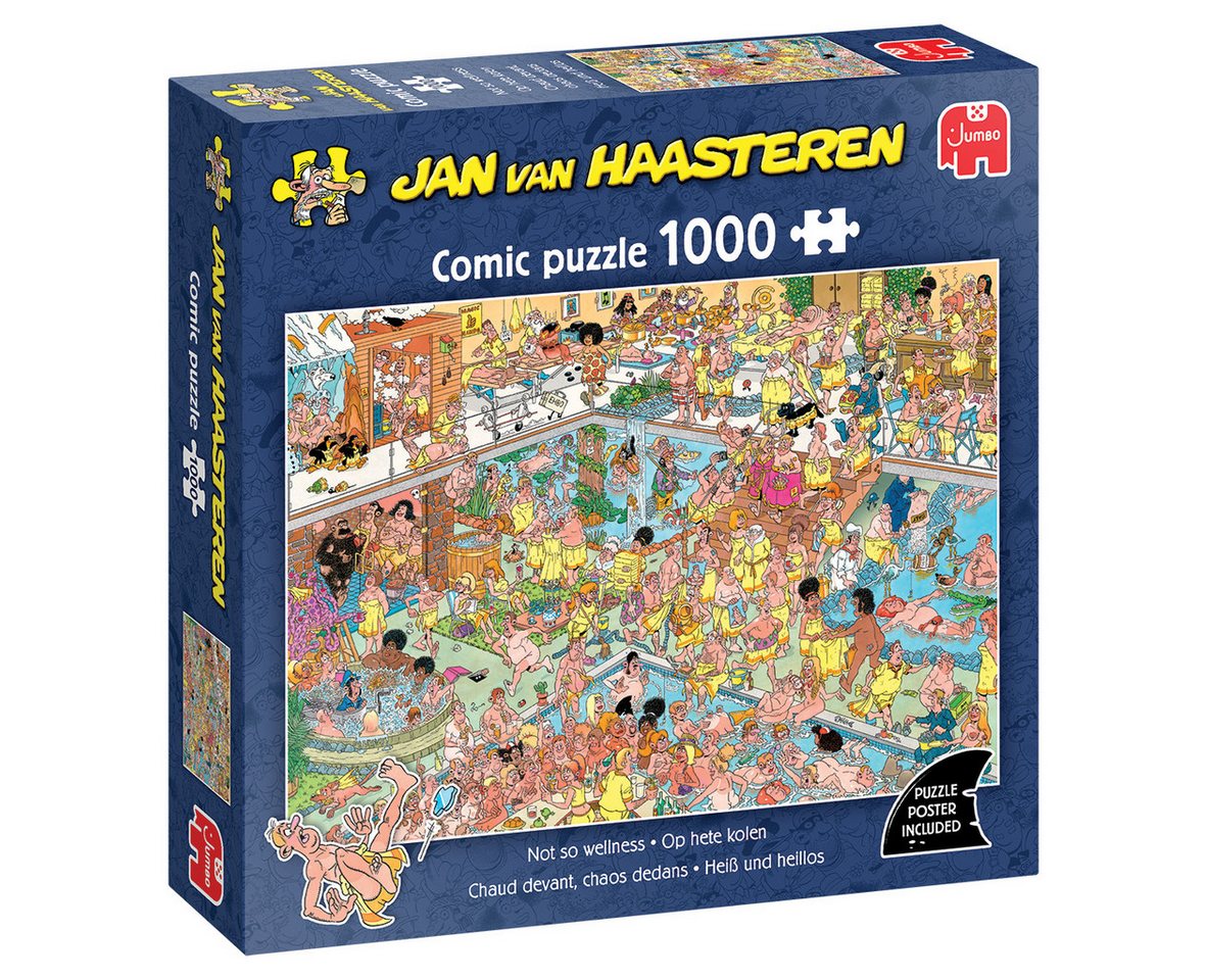 Jan van Haasteren Puzzle Jan van Haasteren, Heiß und Heillos, 1000 Teile Puzzle, 1000 Puzzleteile
