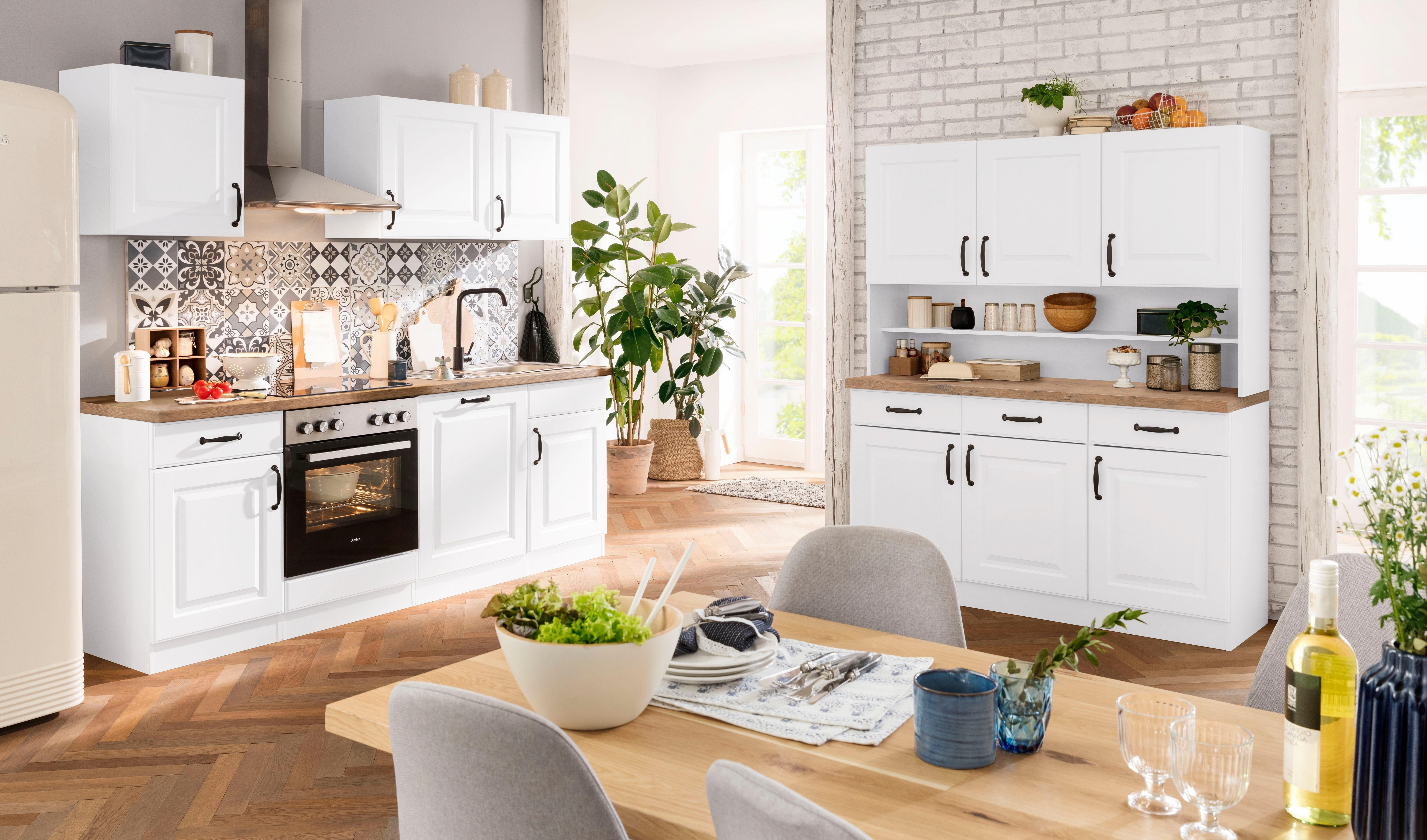 wiho Küchen Küchenbuffet Erla 150 cm breit mit Kassettenfront – Bild 5 von 5