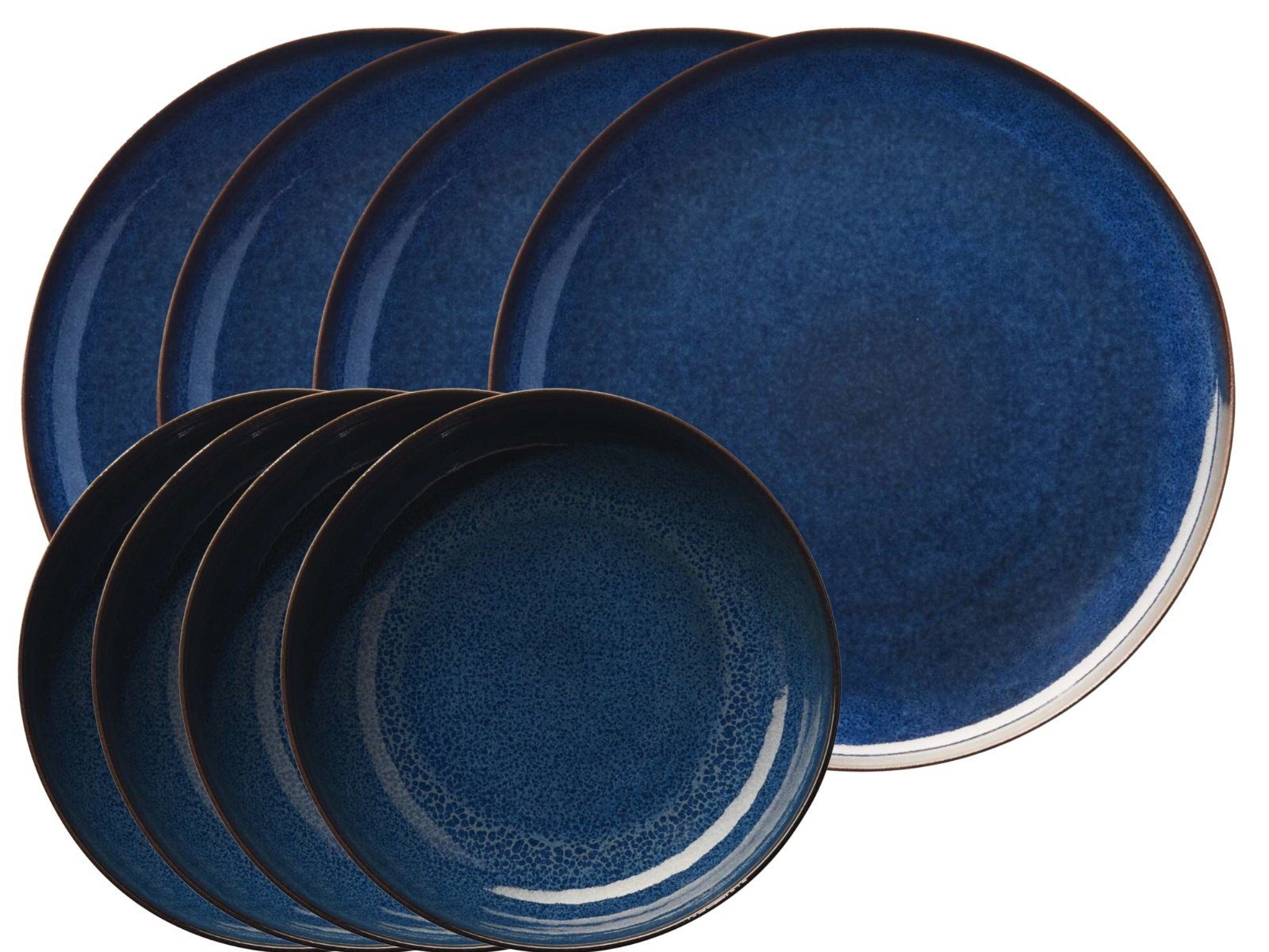 ASA SELECTION Tafelservice SAISONS Tafelset midnight blue 8tlg, Steinzeug